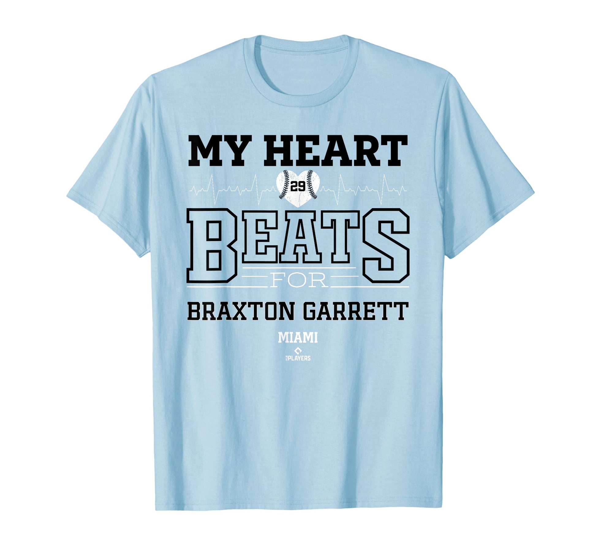 My Heart Beats Braxton Garrett Miami T-Shirt - Graphic Print for Adults - T-Shirt, Sweatshirt, Hoodie