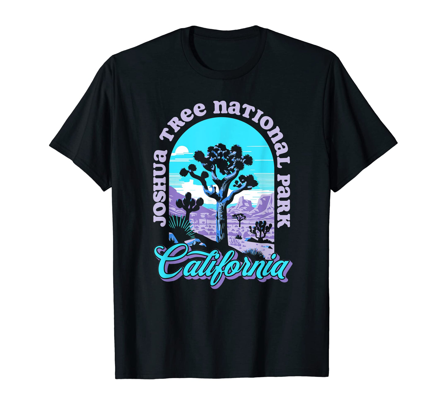 Psychedelic Joshua Tree National Park T-Shirt - Custom Art Print Unisex - T-Shirt, Sweatshirt, Hoodie