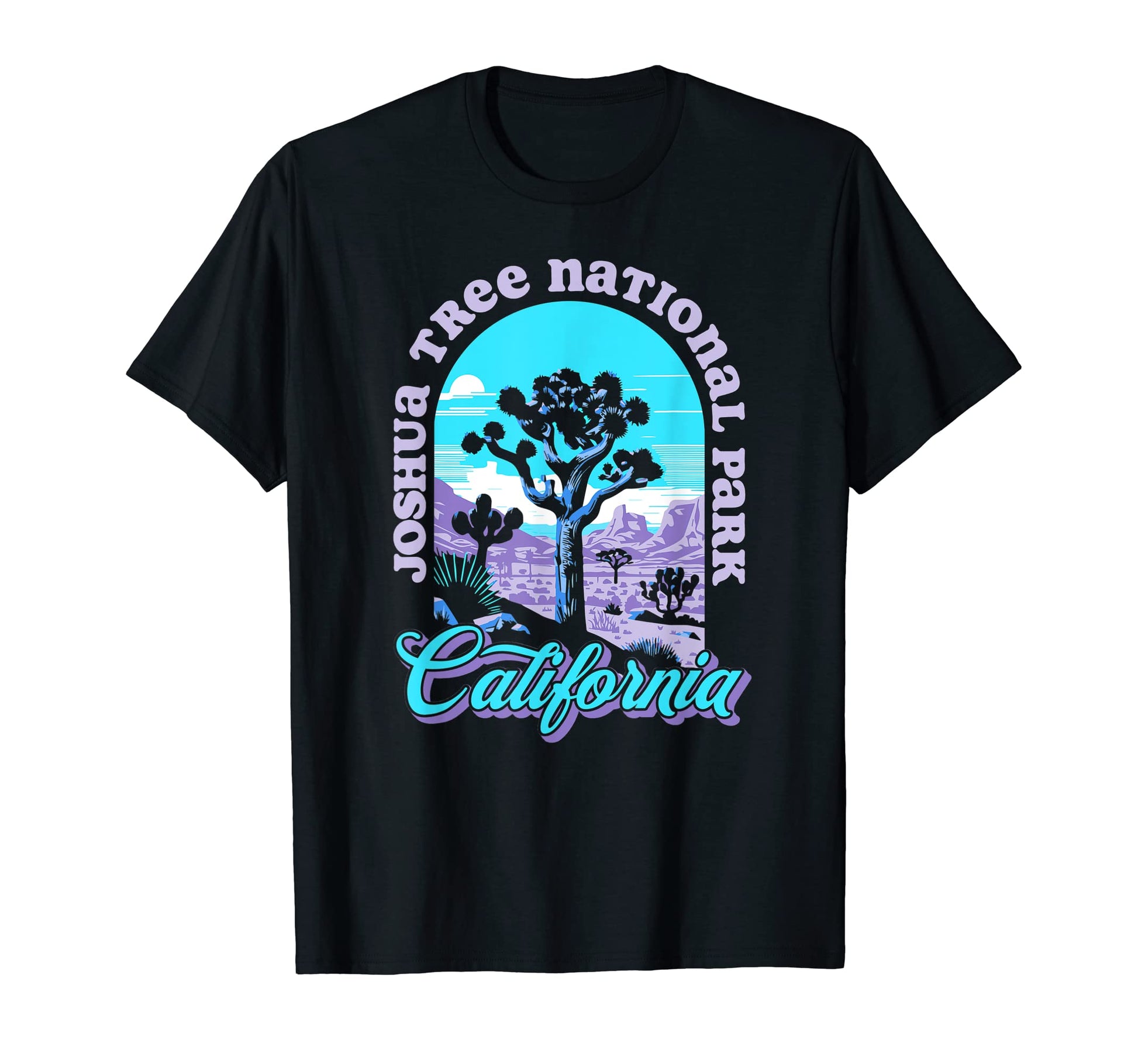 Psychedelic Joshua Tree National Park T-Shirt - Custom Art Print Unisex - T-Shirt, Sweatshirt, Hoodie