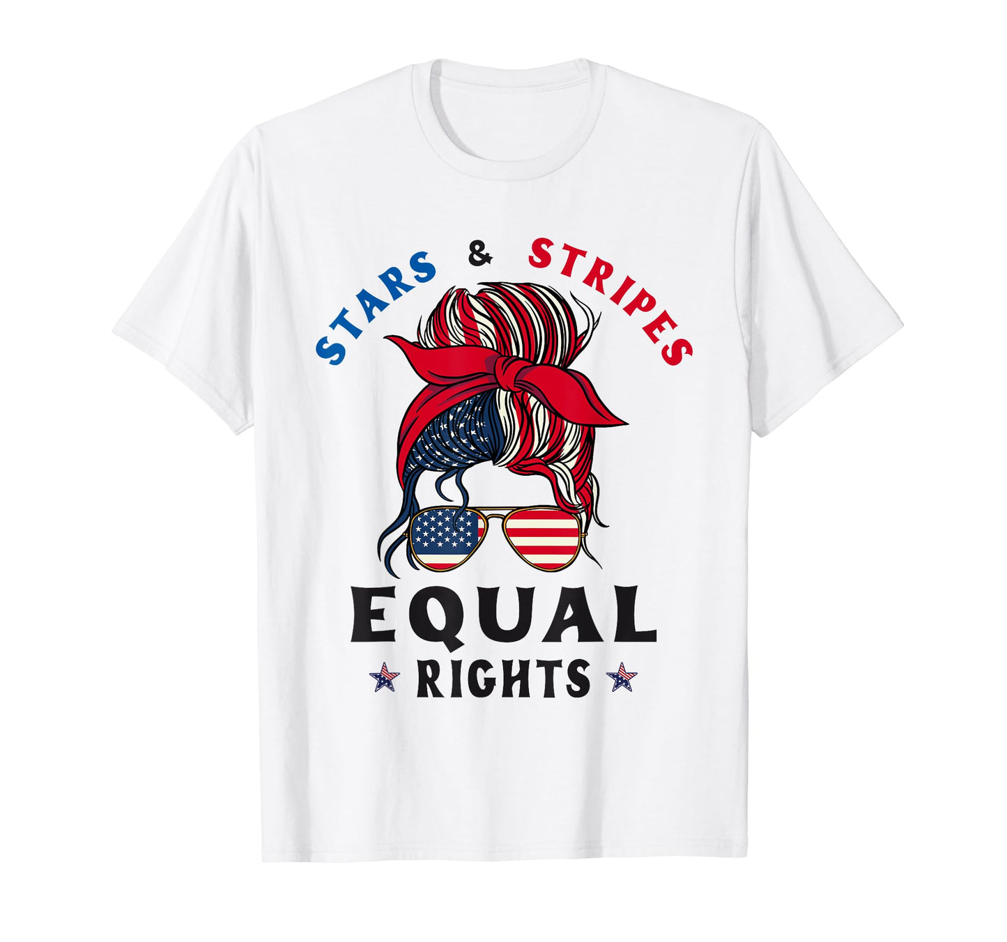 Patriotic 4Th July Messy Stars T-Shirt - Streetwear Style for Adults - T-Shirt, Sweatshirt, Hoodie