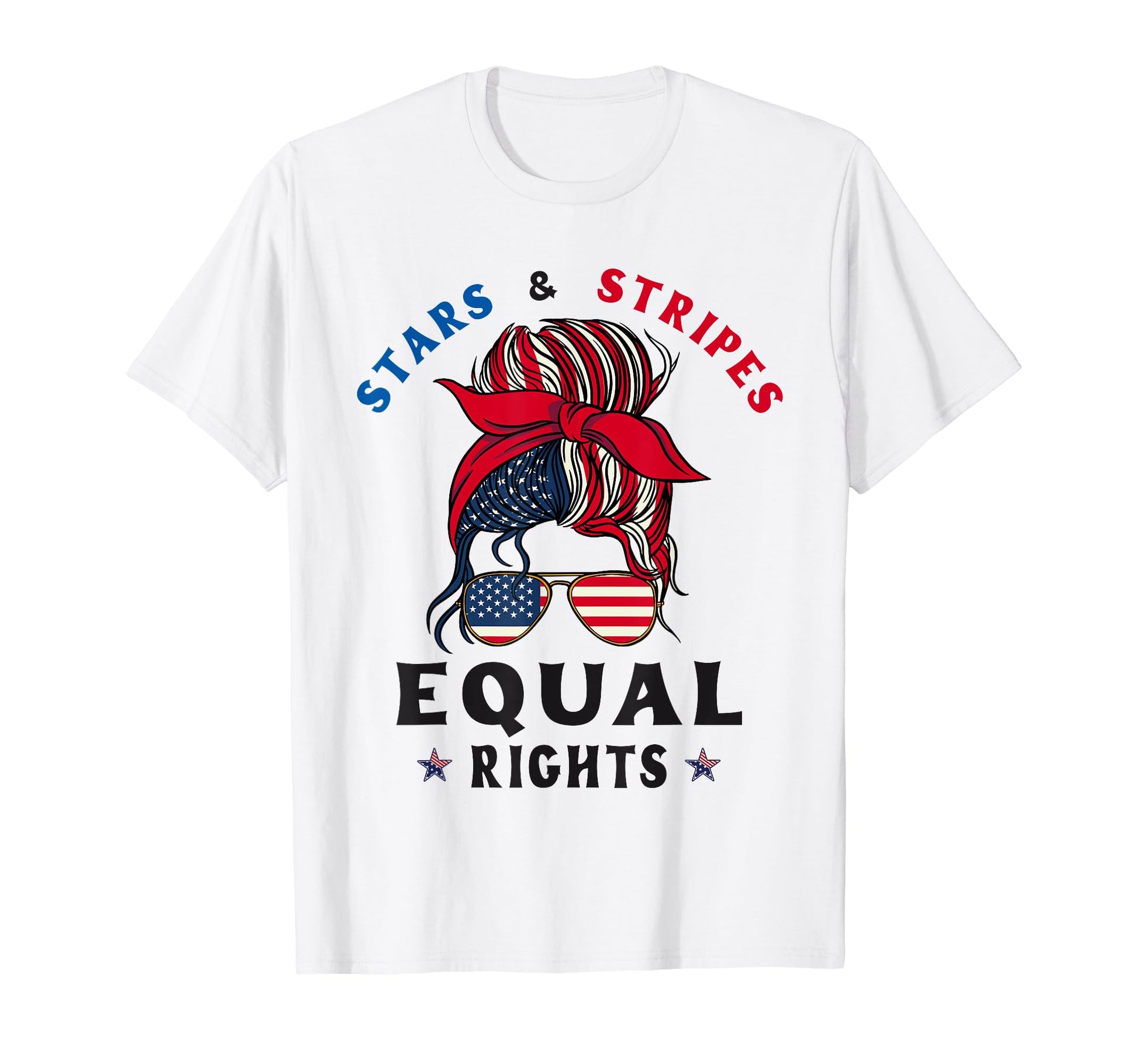 Patriotic 4Th July Messy Stars T-Shirt - Streetwear Style for Adults - T-Shirt, Sweatshirt, Hoodie