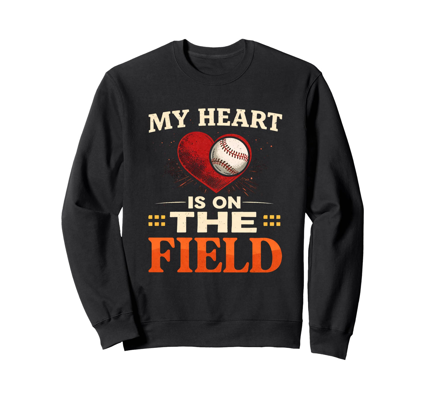 Baseball Season Glove Bat Helmet Player Sweatshirt - Unique Graphic Unisex - T-Shirt, Sweatshirt, Hoodie