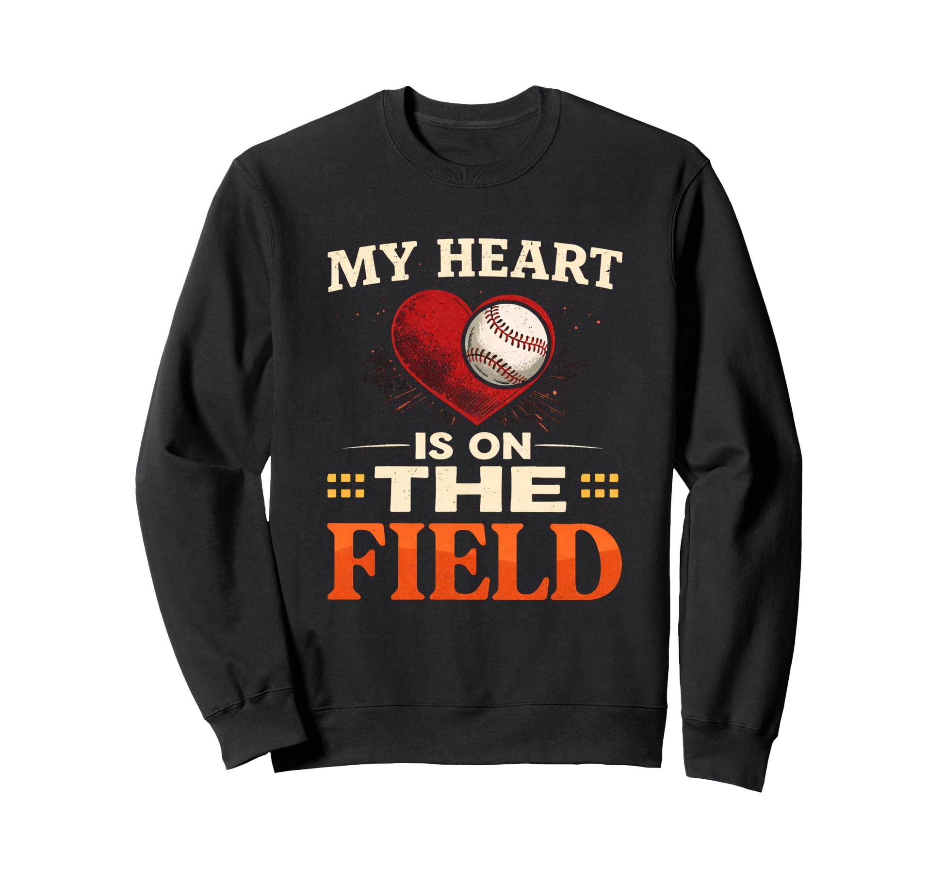 Baseball Season Glove Bat Helmet Player Sweatshirt - Unique Graphic Unisex - T-Shirt, Sweatshirt, Hoodie