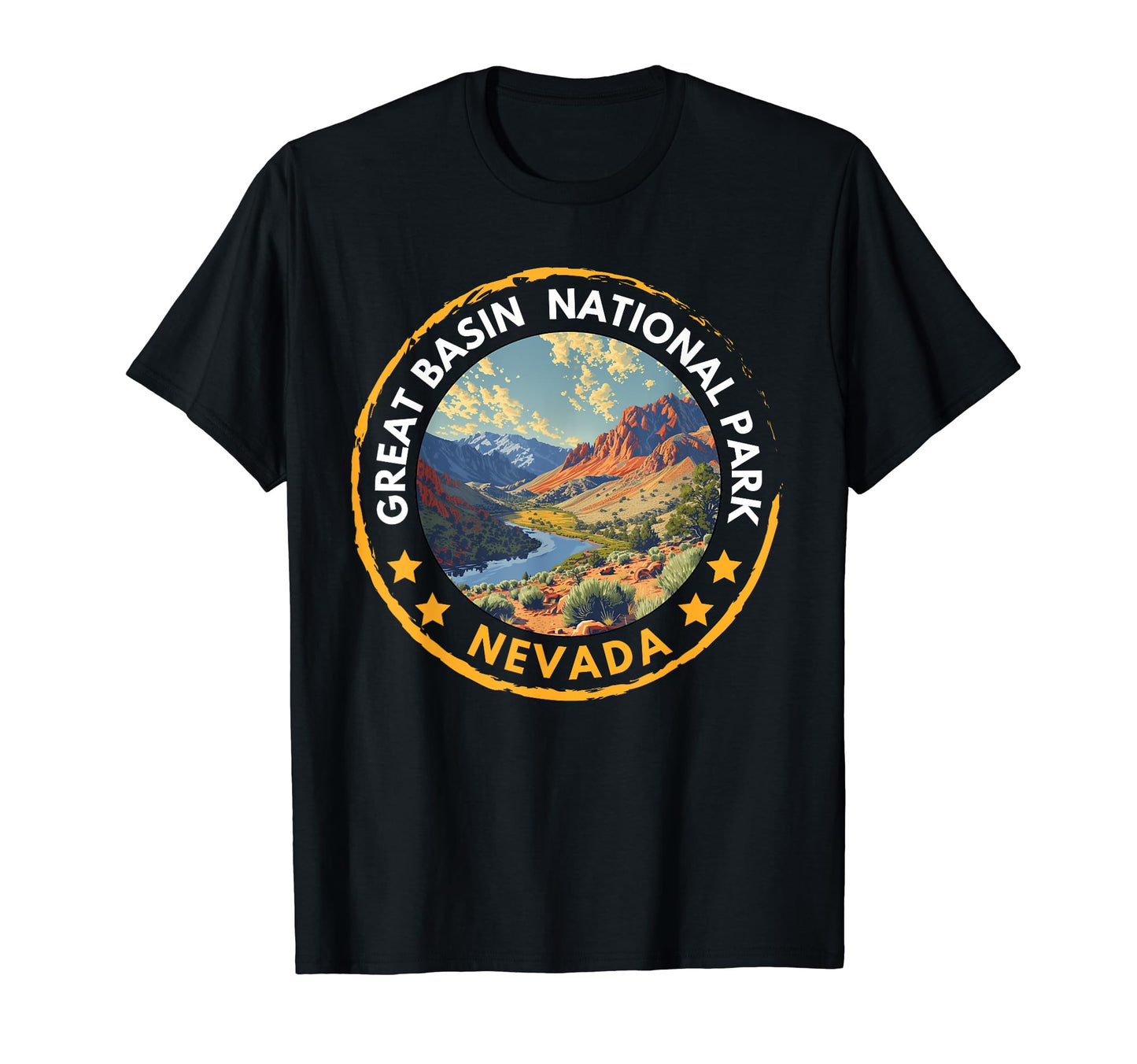 Great Basin National Park Hiking 80S T-Shirt - Trendy Graphic for Adults - T-Shirt, Sweatshirt, Hoodie