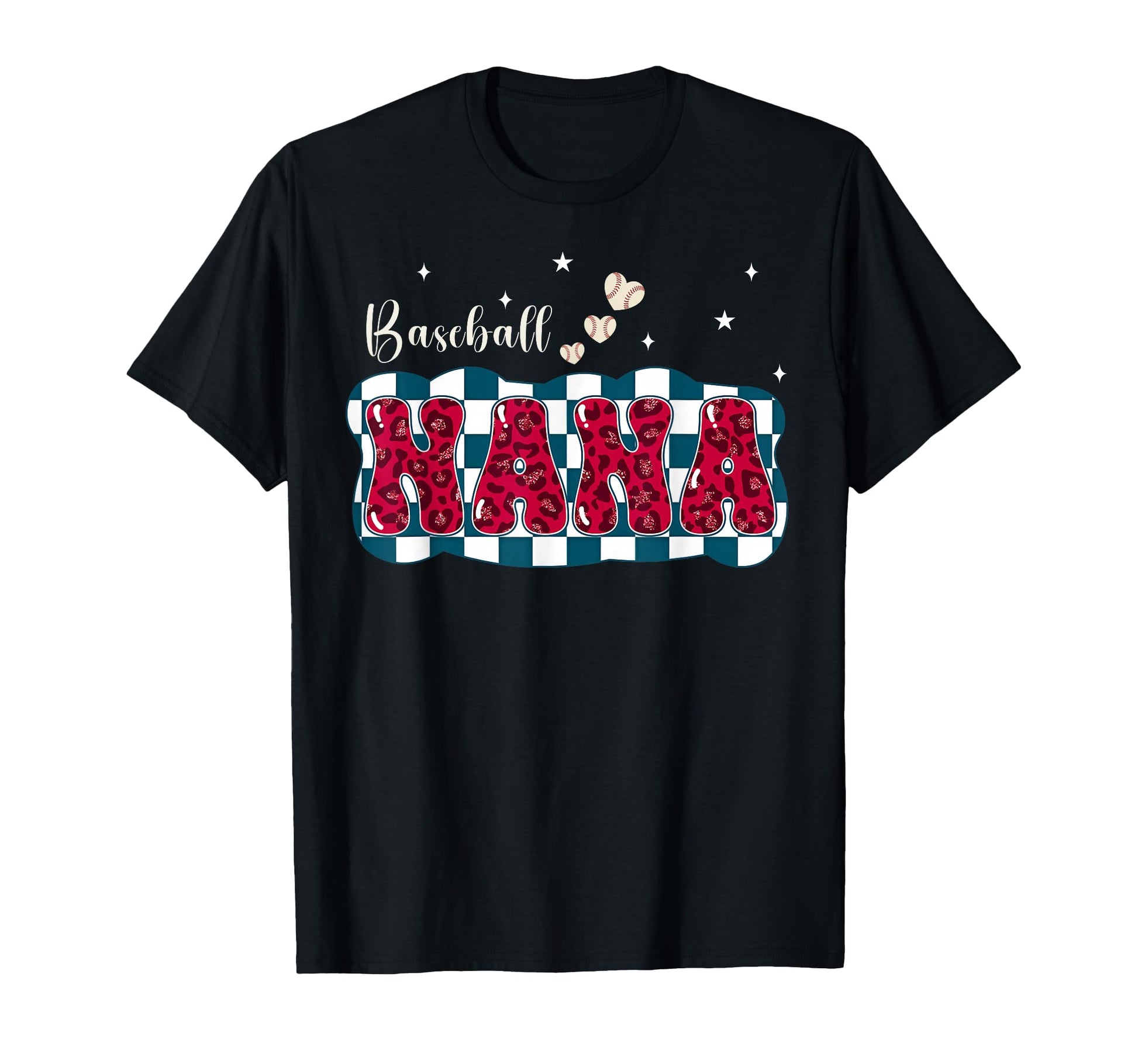 Baseball Nana Gigi Grandma Heart T-Shirt - Minimalist Print for Adults - T-Shirt, Sweatshirt, Hoodie