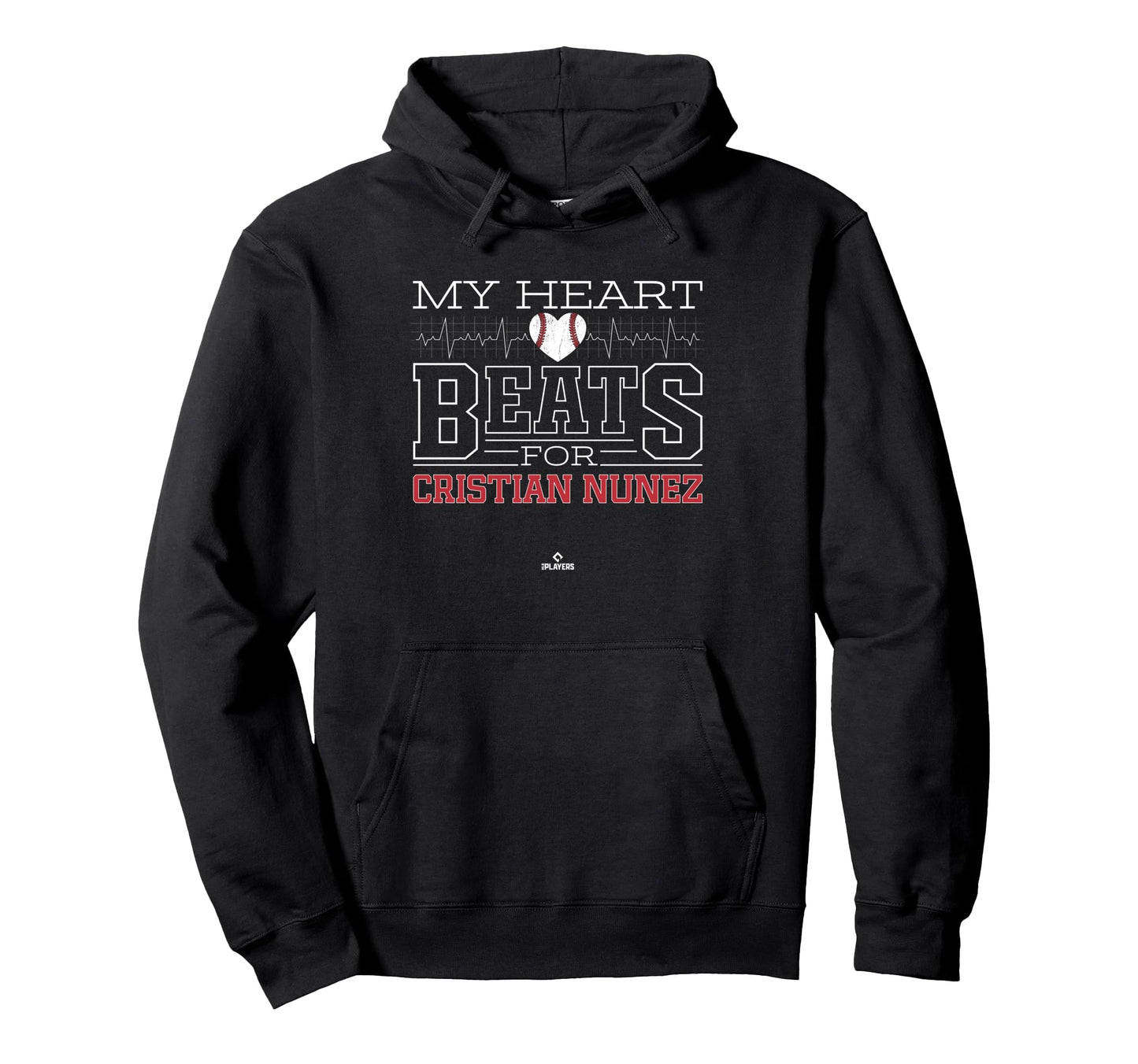 My Heart Beats Cristian Nunez Prospect Hoodie - Trendy Graphic for Adults - T-Shirt, Sweatshirt, Hoodie