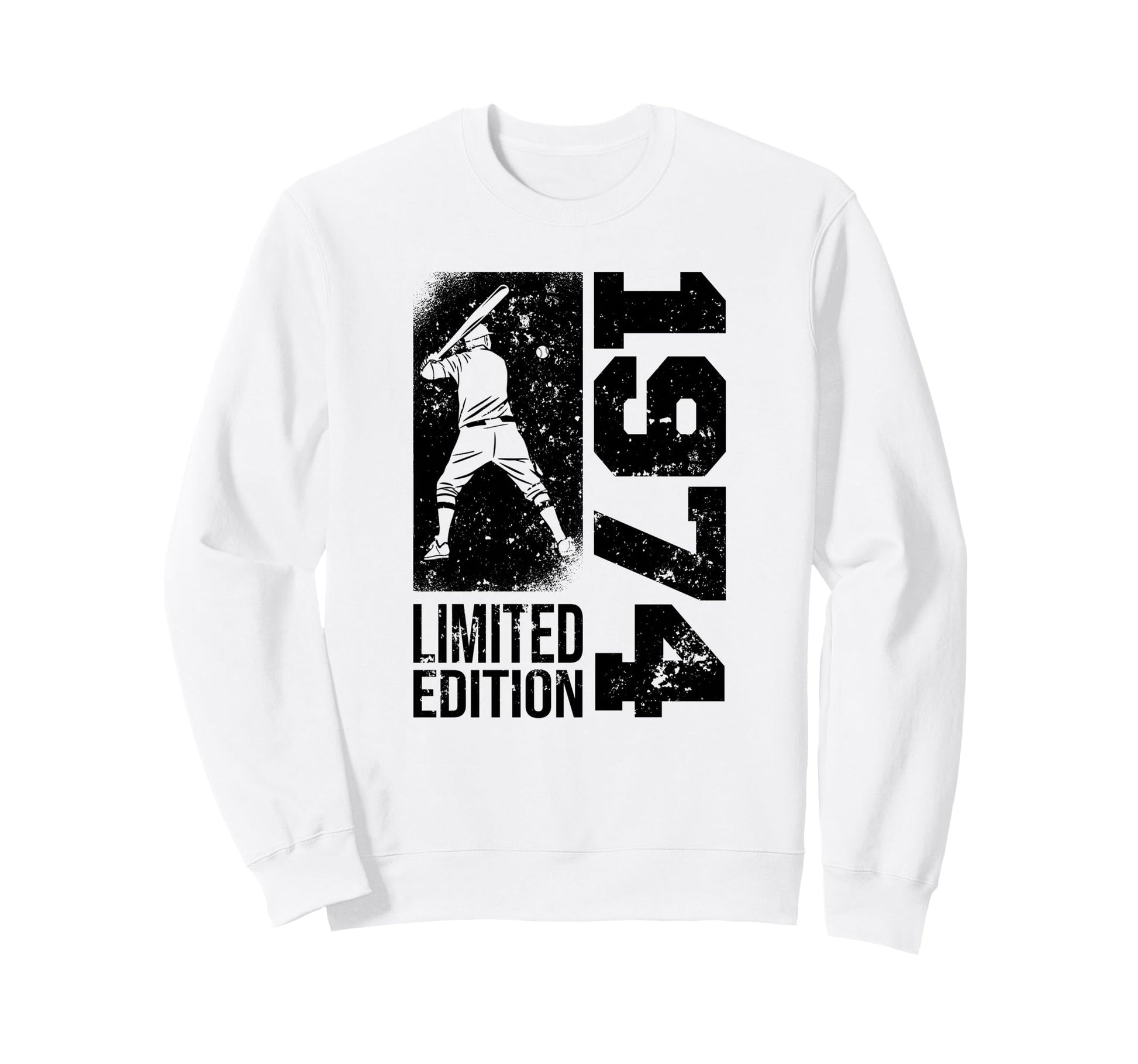 Baseball Player Born 1974 Birthday Sweatshirt - Novelty Apparel Unisex - T-Shirt, Sweatshirt, Hoodie