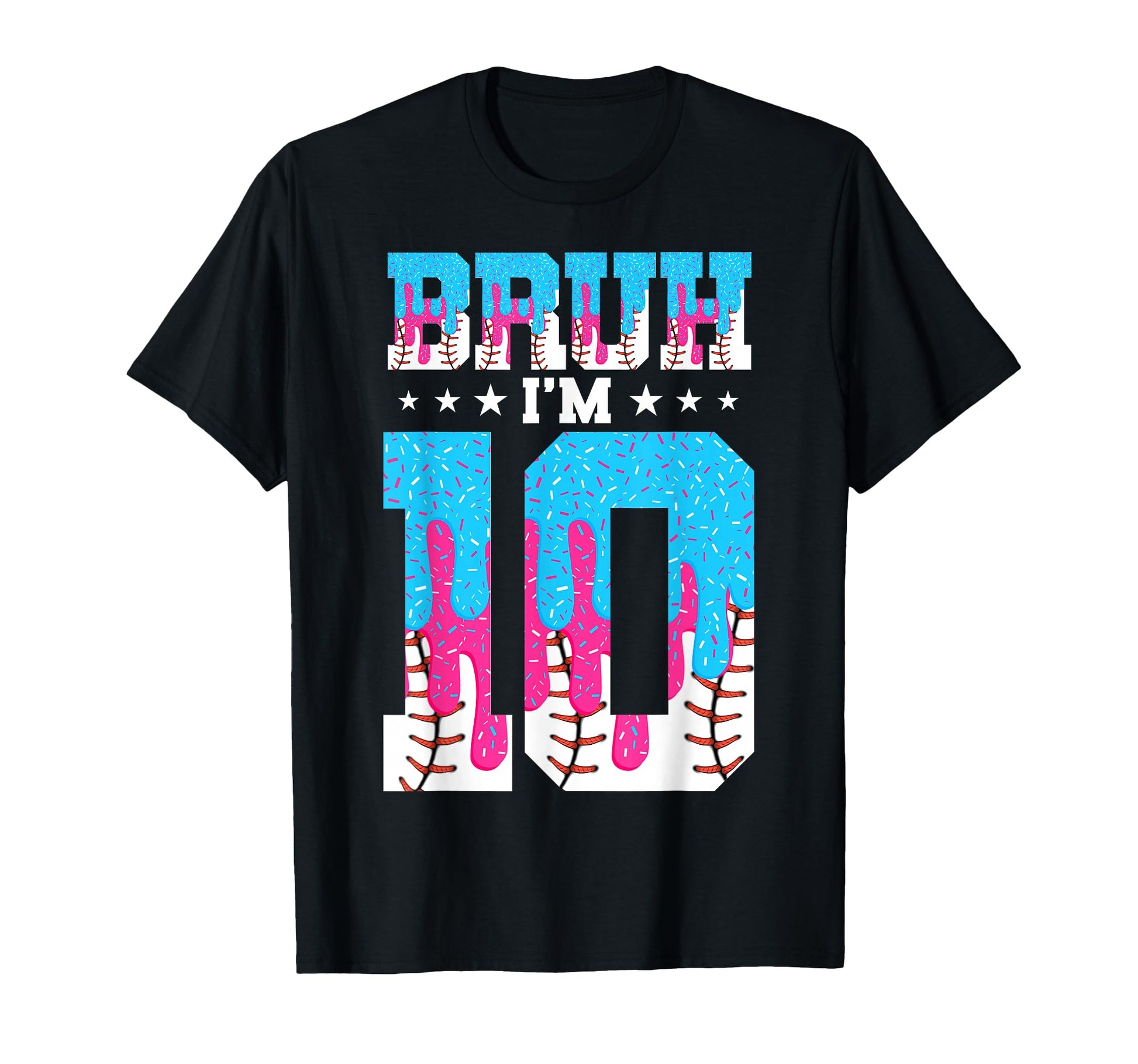 Bruh 10Th Birthday Baseball Ice T-Shirt - Streetwear Style for Adults - T-Shirt, Sweatshirt, Hoodie