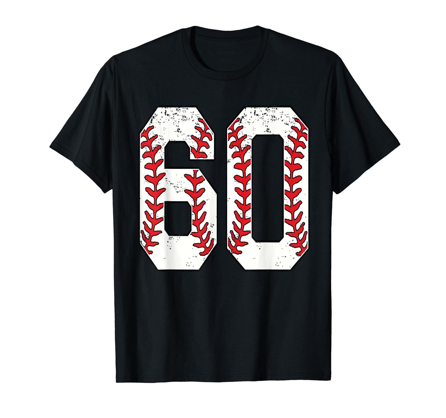 Number 60 Baseball 60 Jersey Number T-Shirt - Minimalist Print Men Women - T-Shirt, Sweatshirt, Hoodie