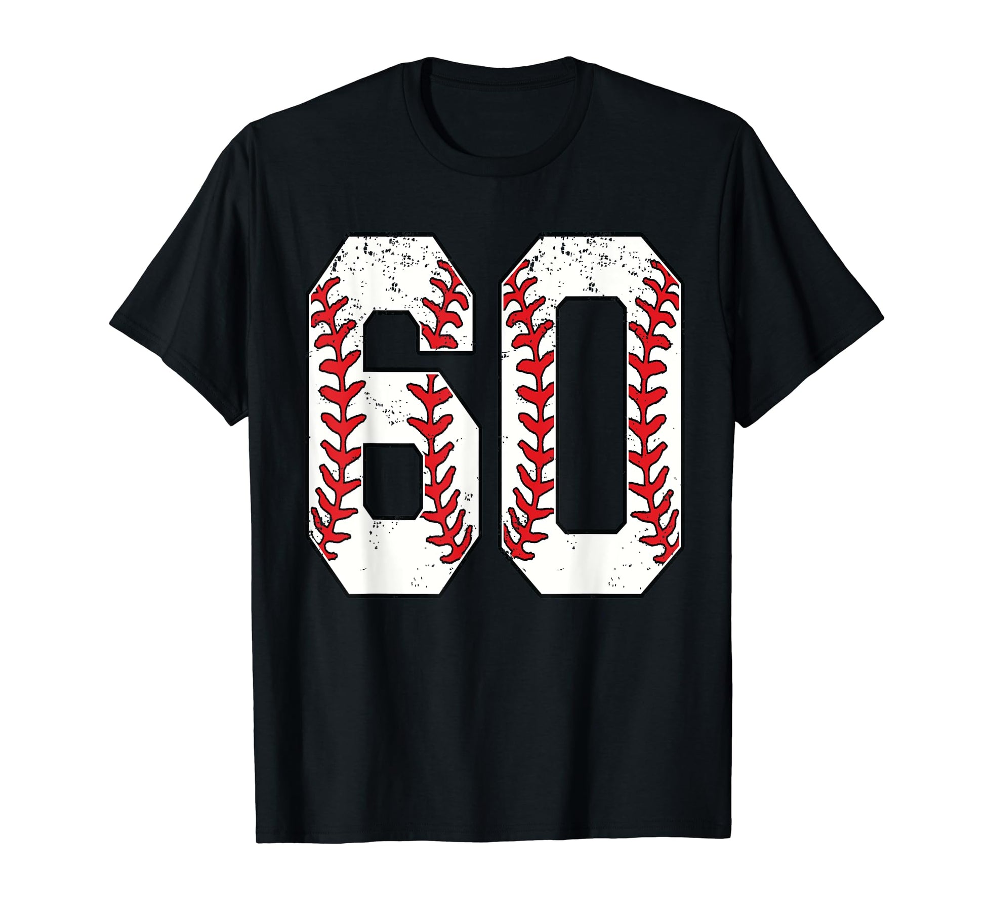Number 60 Baseball 60 Jersey Number T-Shirt - Minimalist Print Men Women - T-Shirt, Sweatshirt, Hoodie