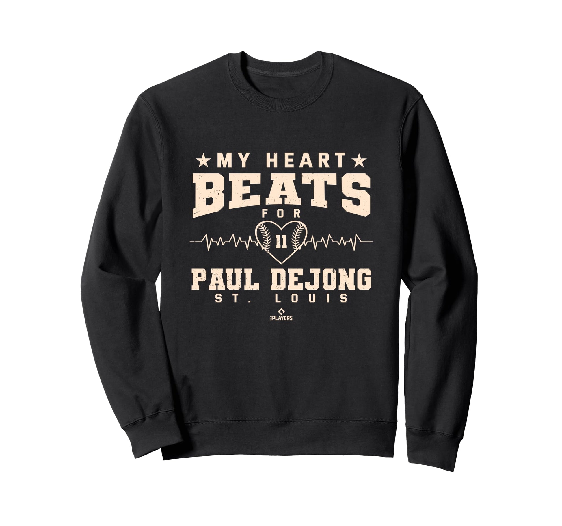 My Heart Beats Paul Dejong Baseball Sweatshirt - Graphic Print for Adults - T-Shirt, Sweatshirt, Hoodie
