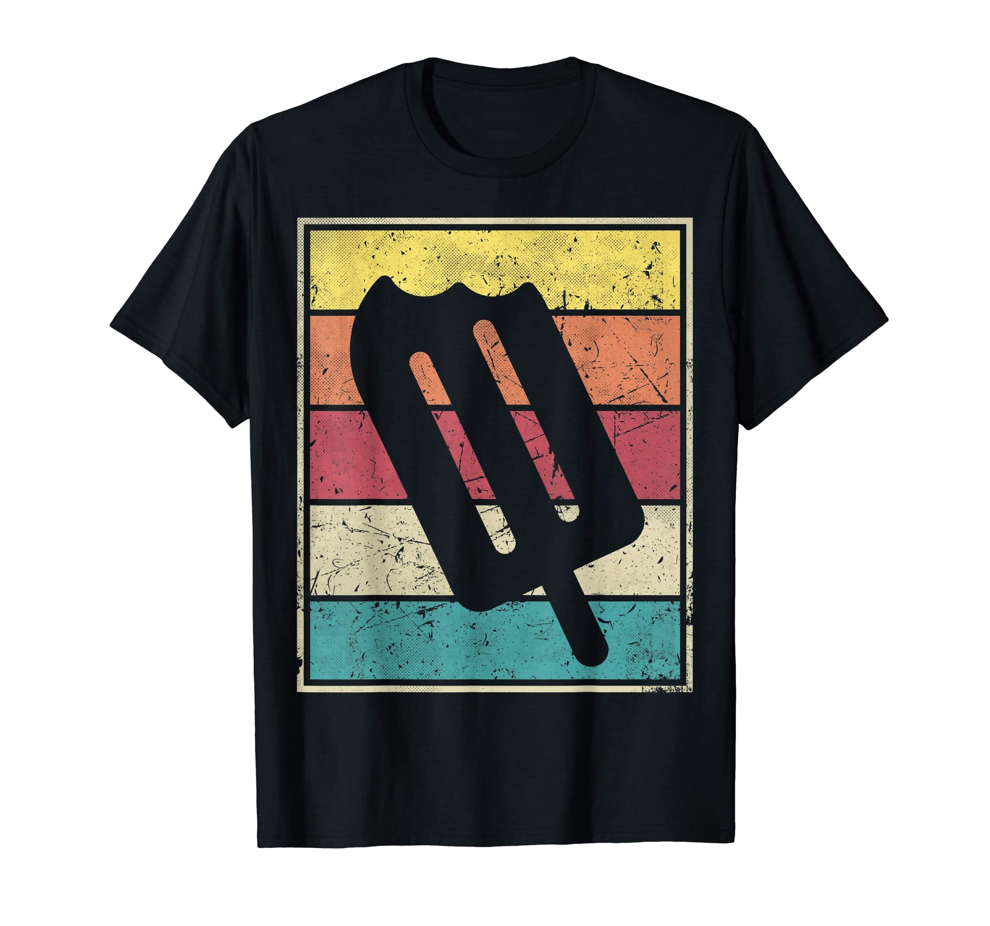 Icecream Stripes T-Shirt - Trendy Graphic for Adults - T-Shirt, Sweatshirt, Hoodie