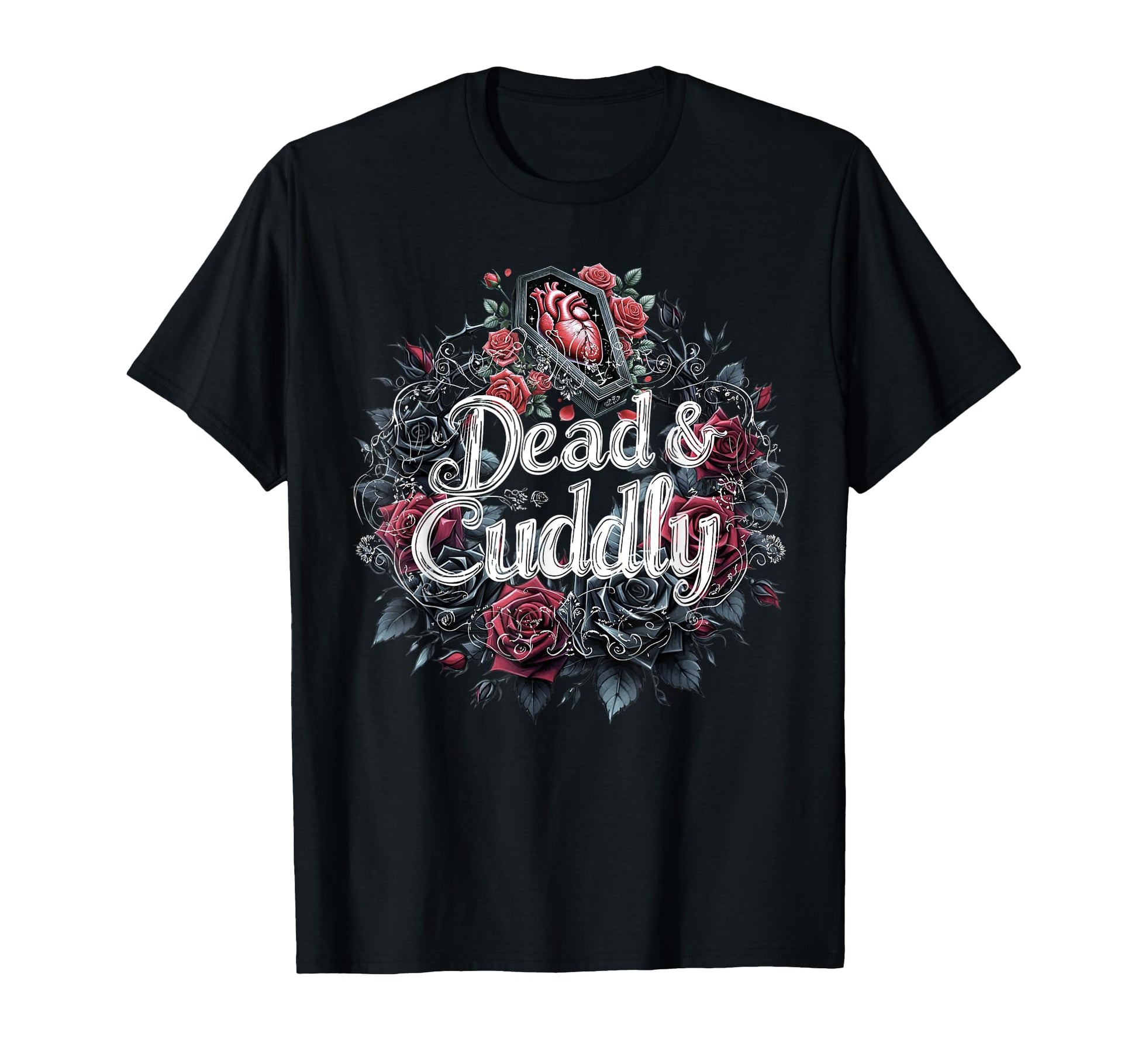Dead And Cuddly Gothic Alt Grunge Hip T-Shirt - Custom Art Print Unisex - T-Shirt, Sweatshirt, Hoodie