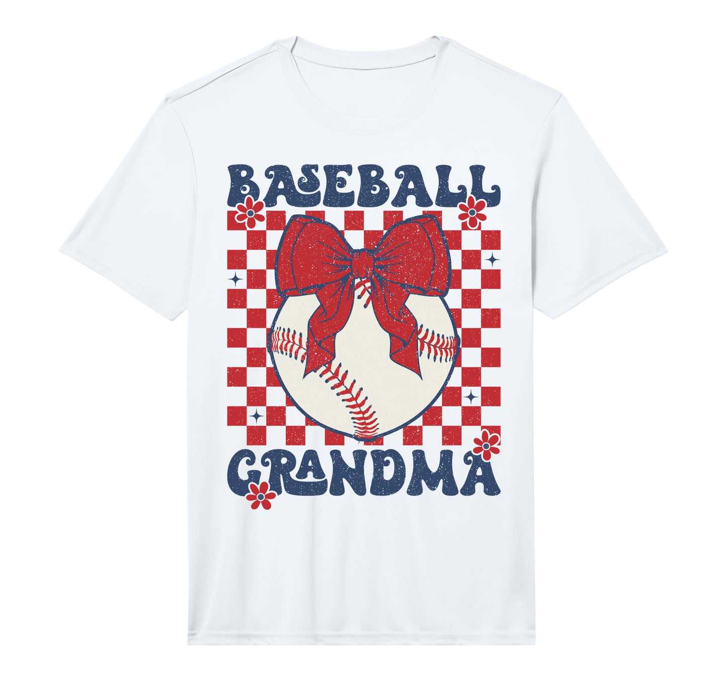 Baseball Grandma Coquette Bow Game Day T-Shirt - Unique Graphic for Adults - T-Shirt, Sweatshirt, Hoodie