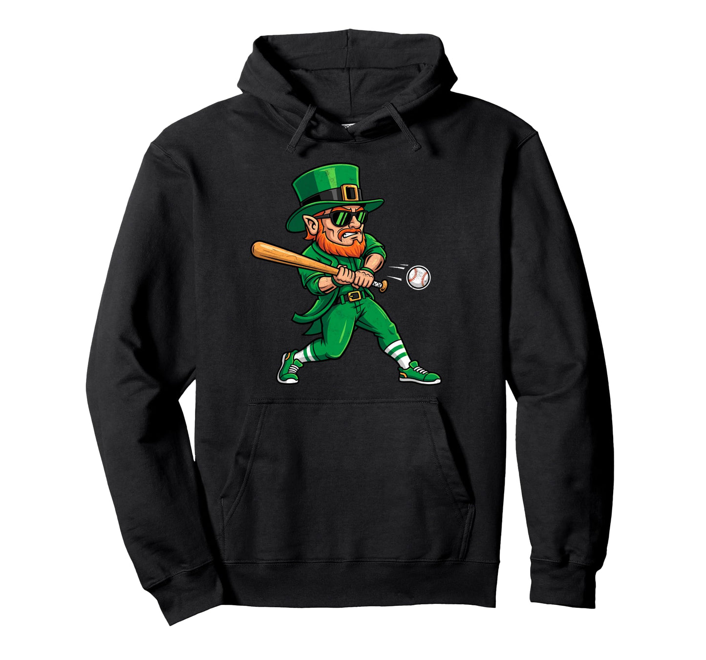 Funny St Patricks Day Leprechaun Hoodie - Streetwear Style Men Women - T-Shirt, Sweatshirt, Hoodie