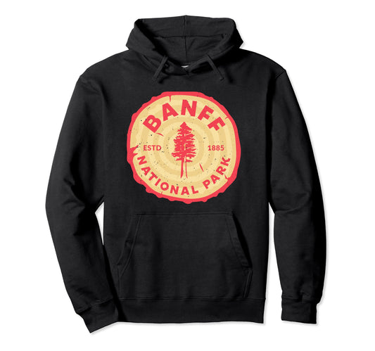 Banff Canadian National Park Souvenir Hoodie - Unique Graphic Men Women - T-Shirt, Sweatshirt, Hoodie