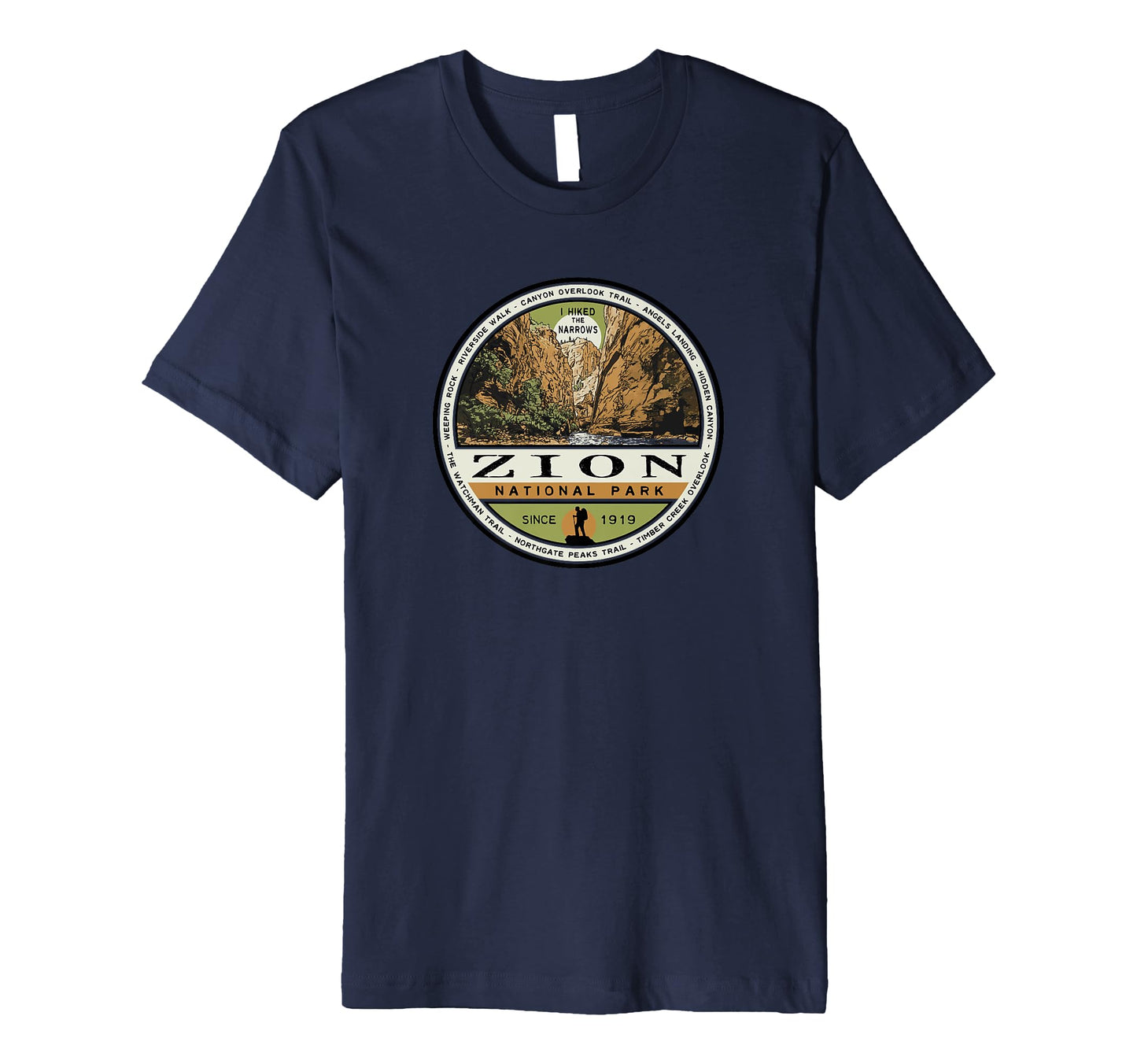 Zion National Park T-Shirt - Casual Everyday Wear for Adults - T-Shirt, Sweatshirt, Hoodie
