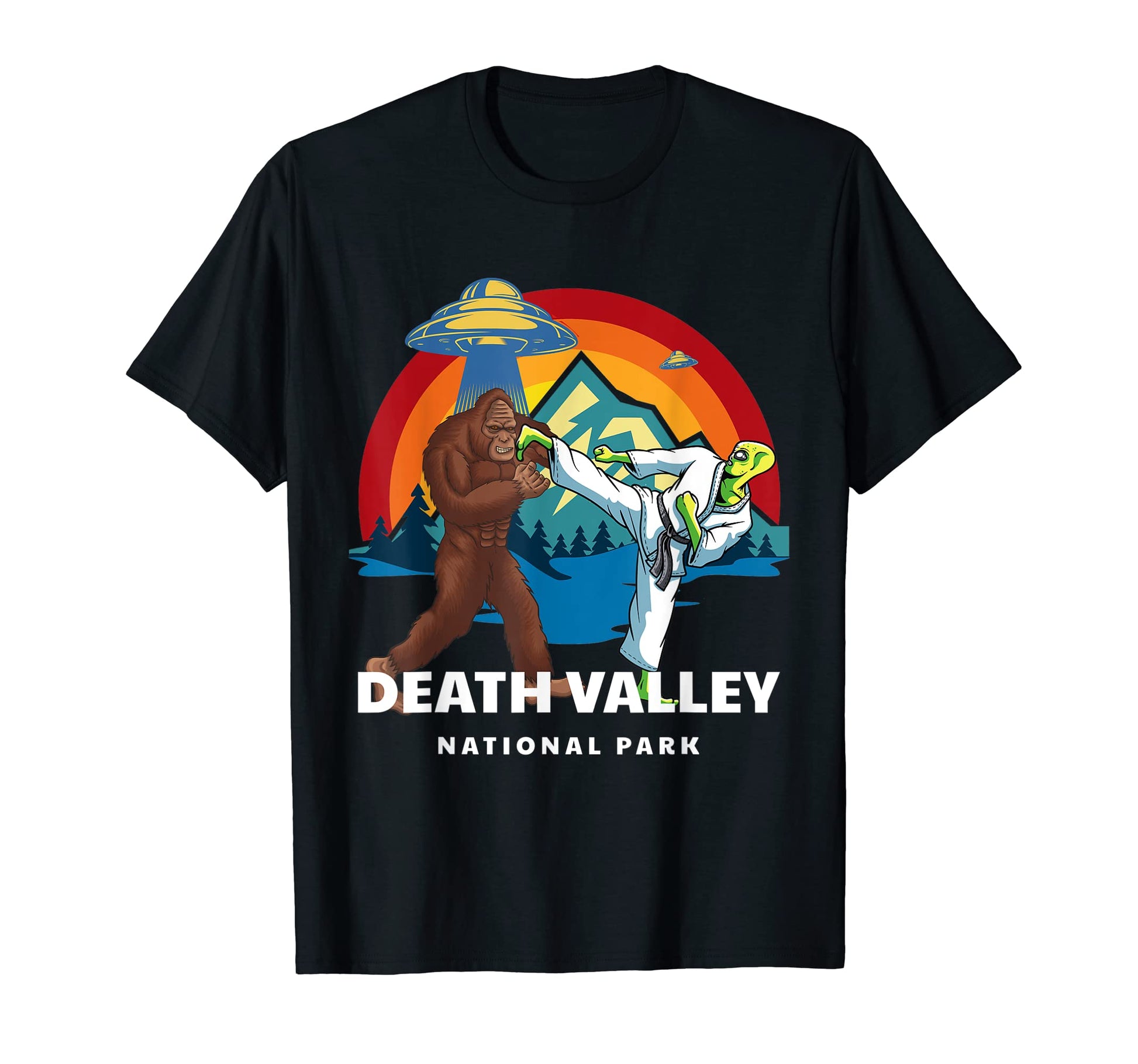 Death Valley National Park Bigfoot T-Shirt - Unique Graphic for Adults - T-Shirt, Sweatshirt, Hoodie
