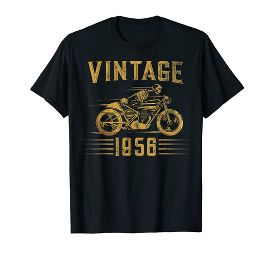 1956 Biker Motorcycle T-Shirt - Aesthetic Graphic Men Women - T-Shirt, Sweatshirt, Hoodie
