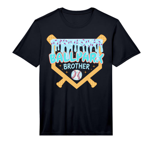 Baseball Drip Ballpark Brother Ice T-Shirt - Custom Art Print for Adults - T-Shirt, Sweatshirt, Hoodie