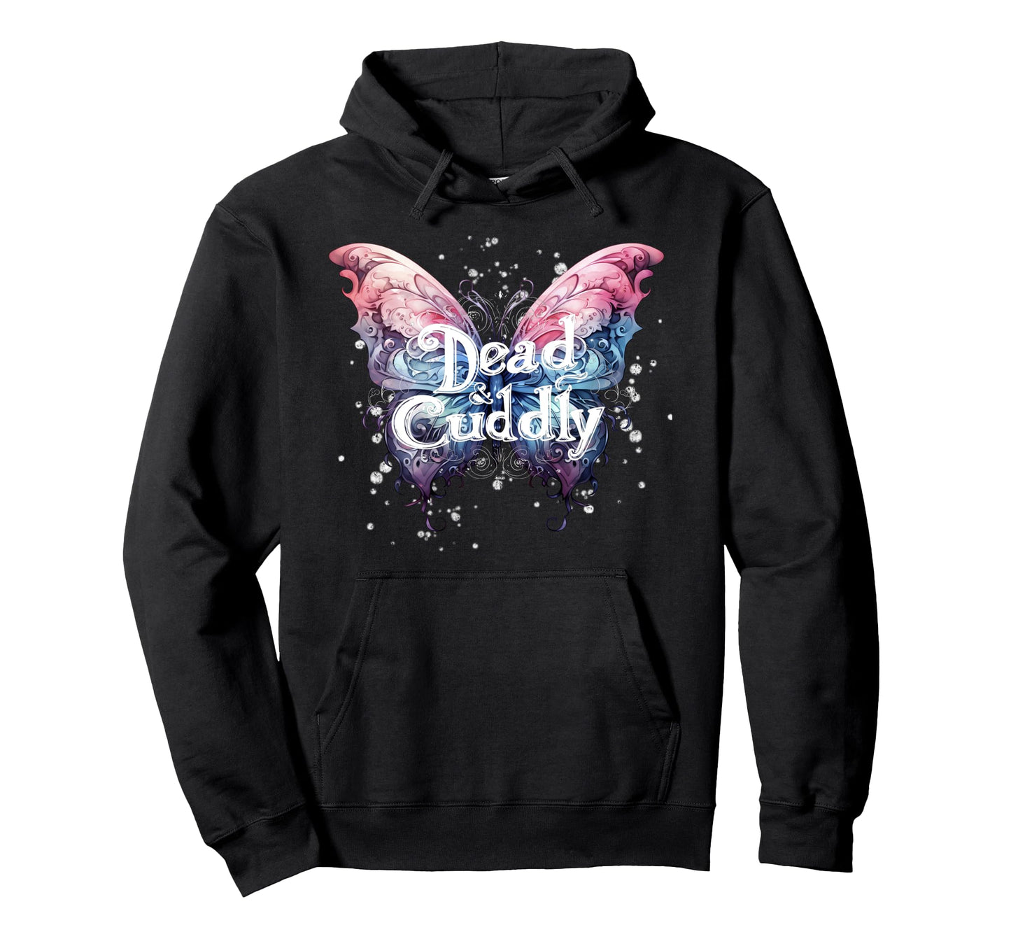 Dead And Cuddly Gothic Alt Grunge Hip Hop Hoodie - Unique Graphic Unisex - T-Shirt, Sweatshirt, Hoodie