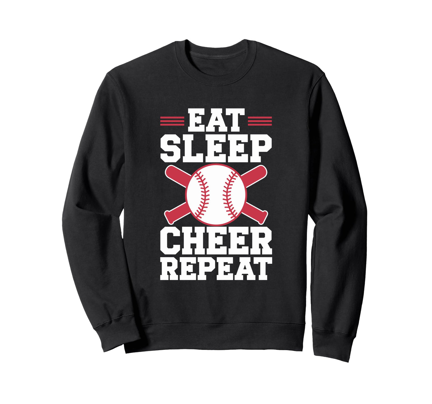 Baseball Dad Father Homerun Fathers Sweatshirt - Graphic Print for Adults - T-Shirt, Sweatshirt, Hoodie