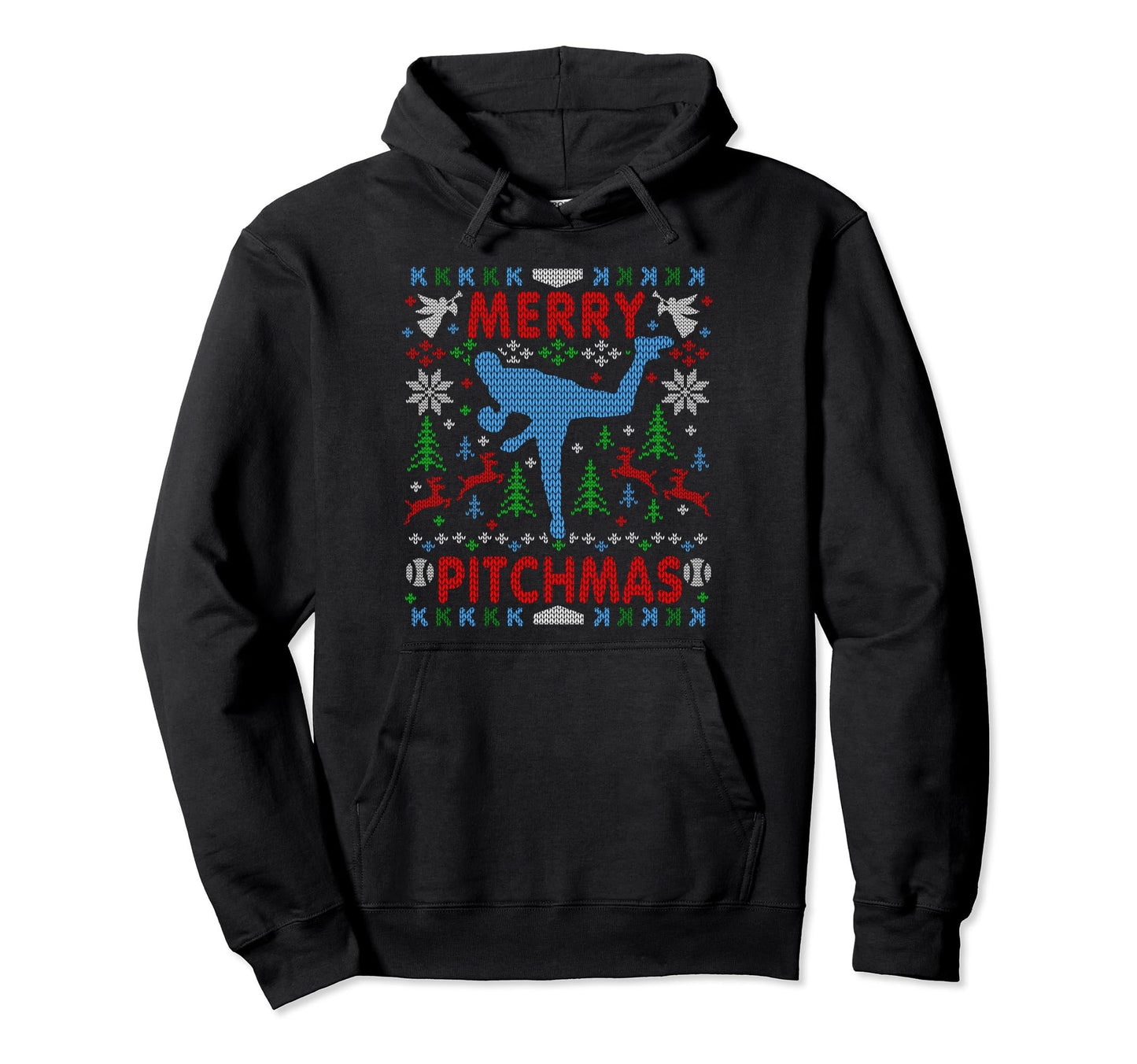 Funny Baseball Pitcher Ugly Party Hoodie - Novelty Apparel Unisex - T-Shirt, Sweatshirt, Hoodie