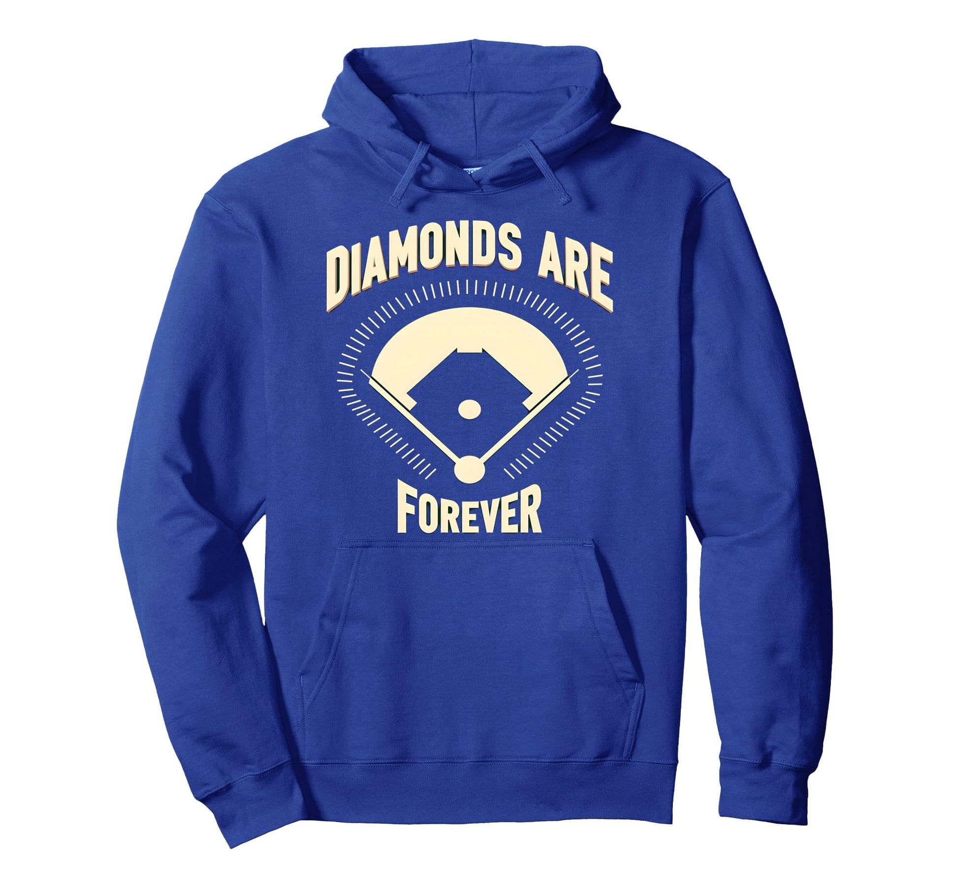 Diamonds Are Forever Softball Lover Hoodie - Aesthetic Graphic Unisex - T-Shirt, Sweatshirt, Hoodie