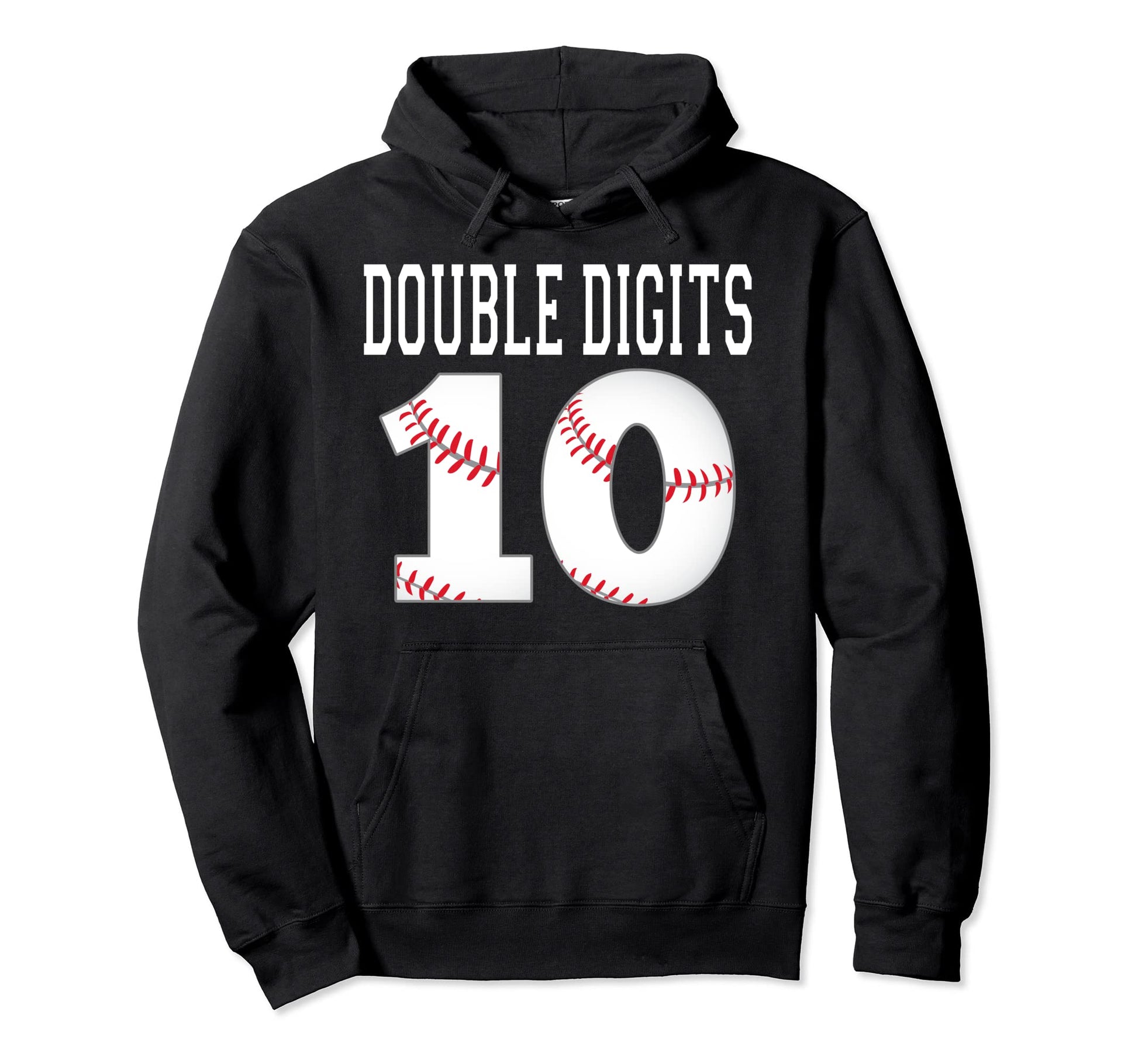 Ten Birthday Double Digits 10Th Birthday Hoodie - Streetwear Style Unisex - T-Shirt, Sweatshirt, Hoodie