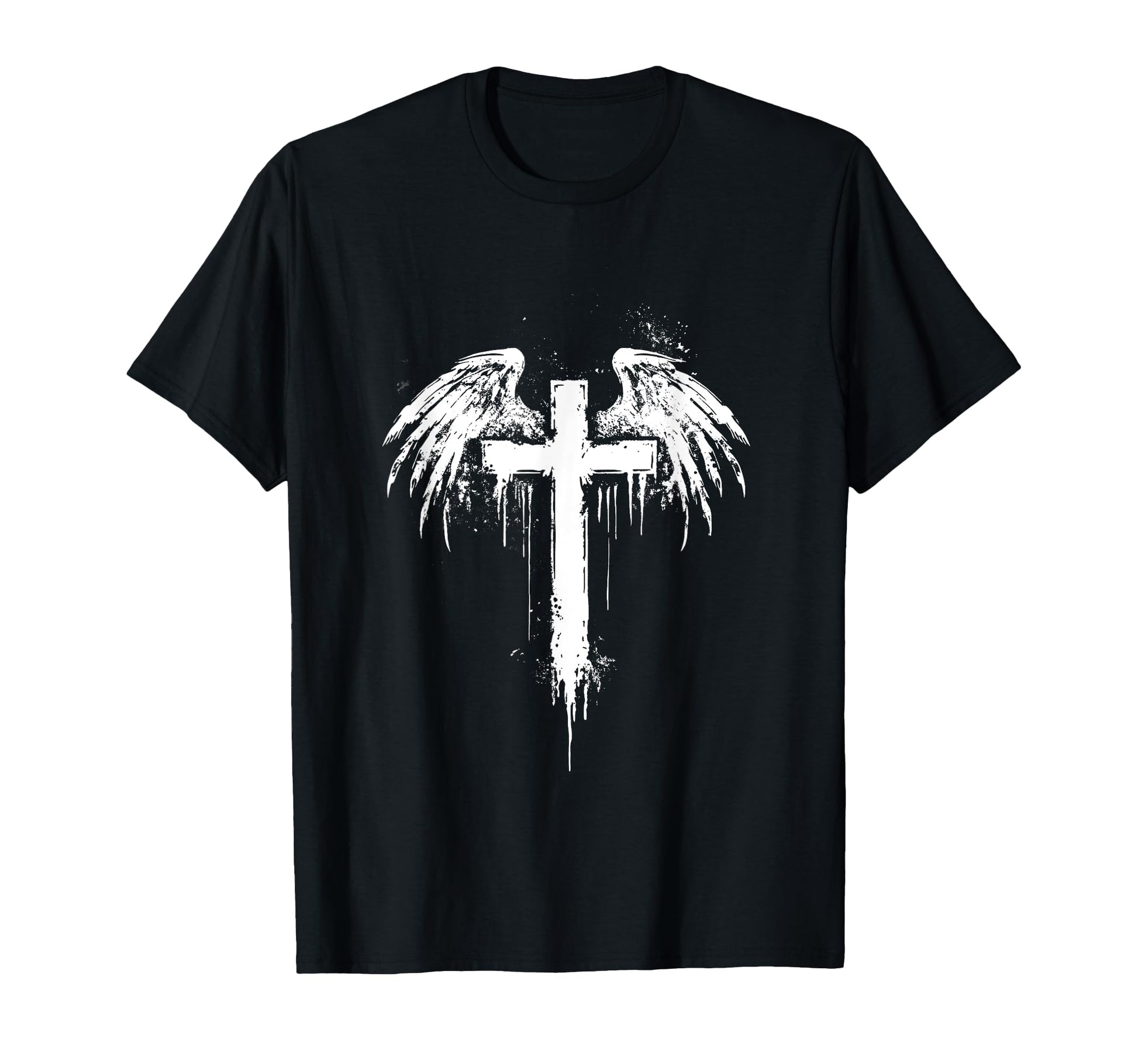 Gothic Cross Grunge Aesthetic Y2K Goth T-Shirt - Aesthetic Graphic Unisex - T-Shirt, Sweatshirt, Hoodie