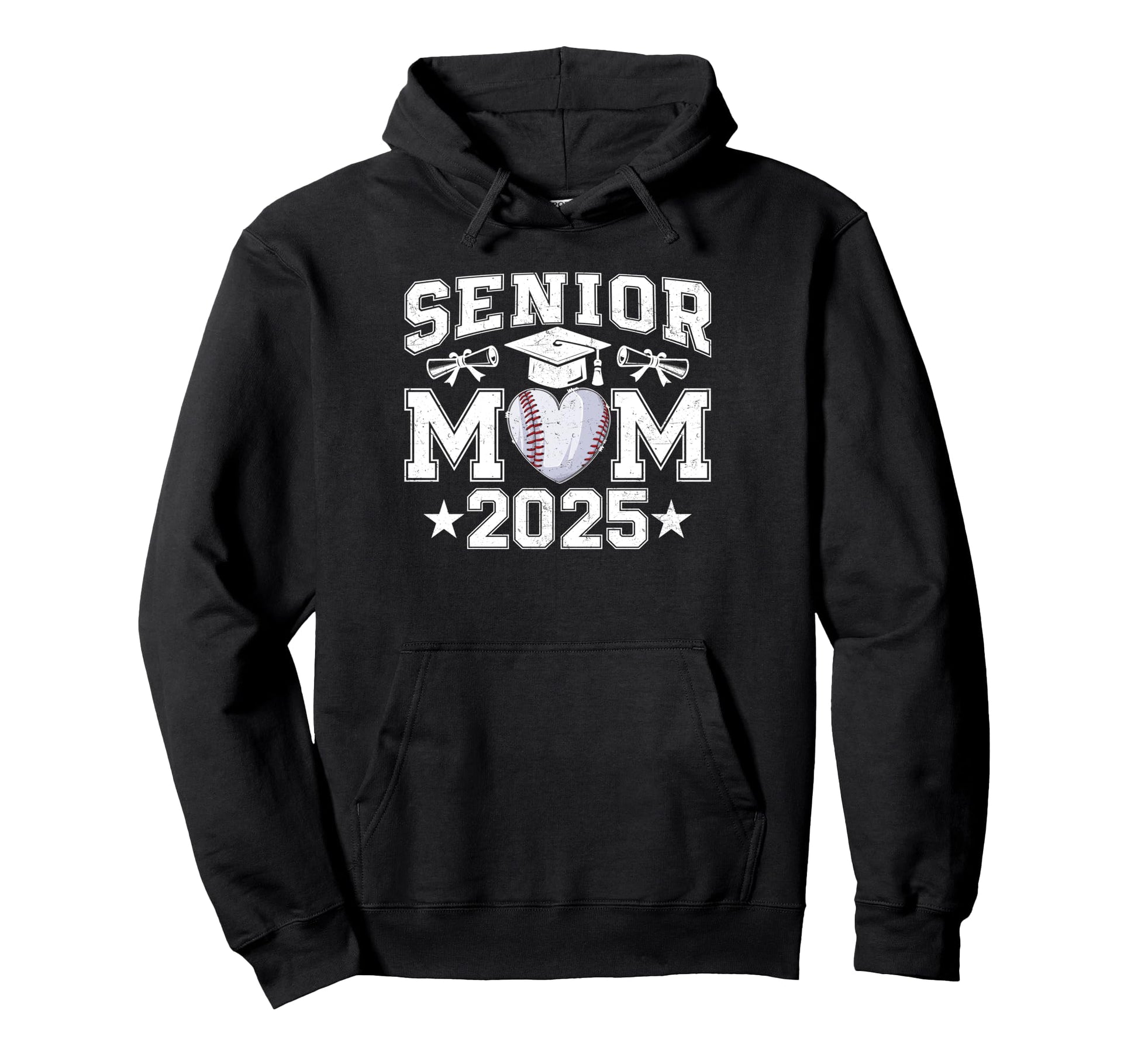 Senior Mom 2025 Baseball Class 2025 Hoodie - Novelty Apparel Men Women - T-Shirt, Sweatshirt, Hoodie