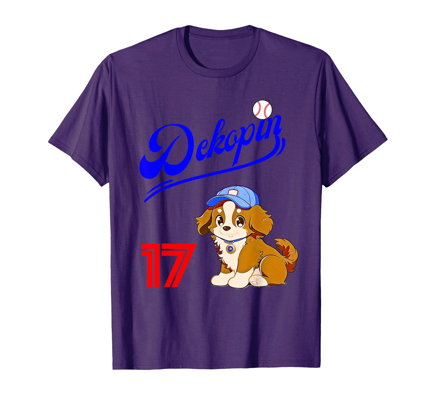 Decopin Decoy Dog No 17 Otani Pet Dog Koi T-Shirt - Novelty Apparel Unisex - T-Shirt, Sweatshirt, Hoodie