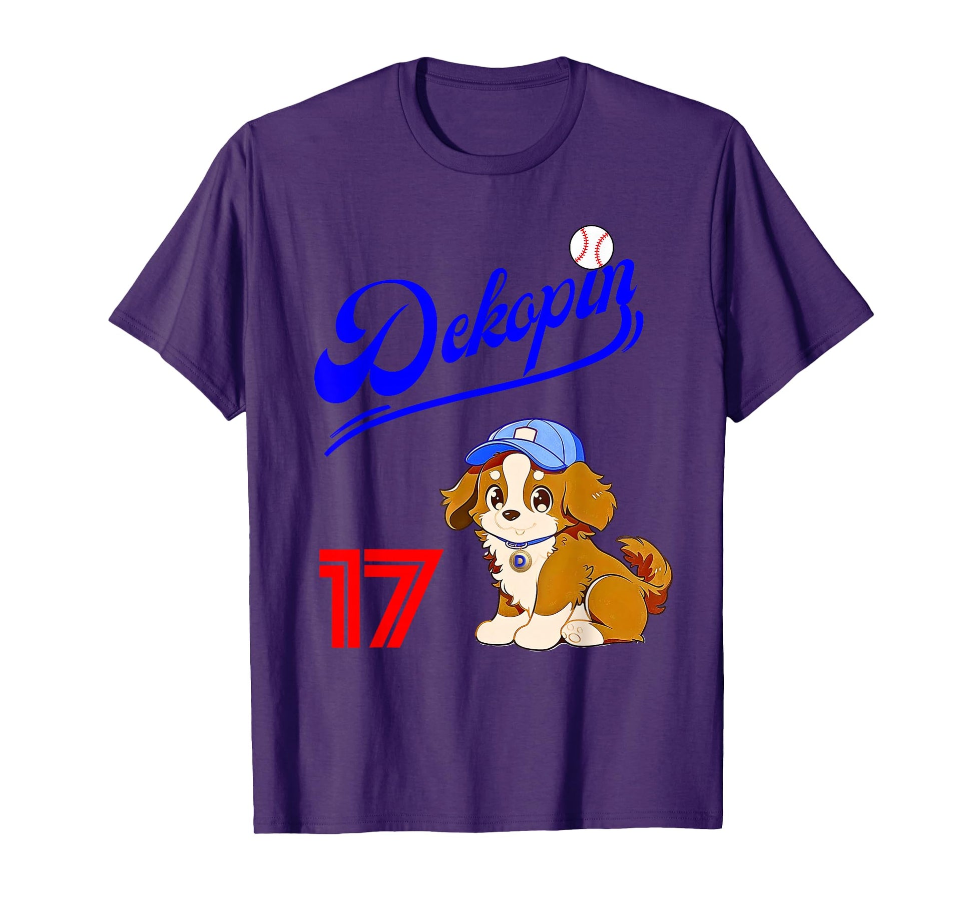 Decopin Decoy Dog No 17 Otani Pet Dog Koi T-Shirt - Novelty Apparel Unisex - T-Shirt, Sweatshirt, Hoodie