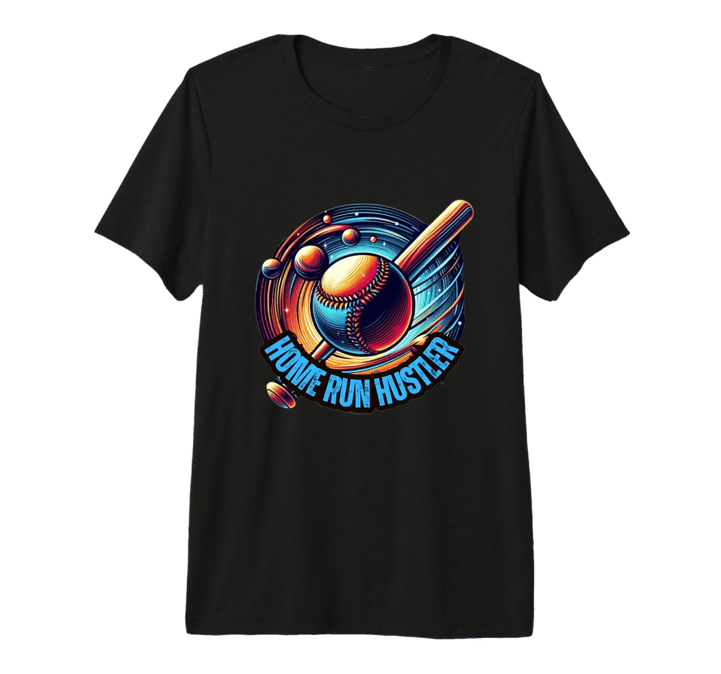 Home Run Hustler Tri Blend T-Shirt - Unique Graphic Unisex - T-Shirt, Sweatshirt, Hoodie