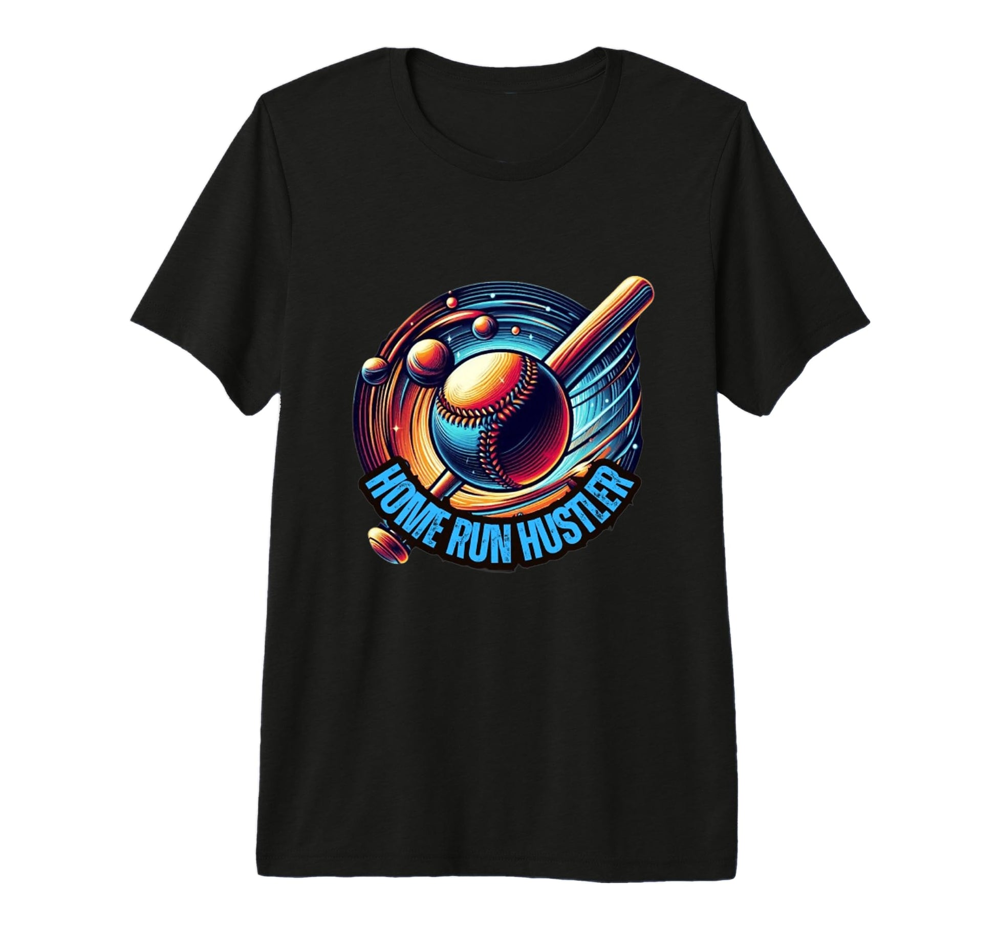 Home Run Hustler Tri Blend T-Shirt - Unique Graphic Unisex - T-Shirt, Sweatshirt, Hoodie