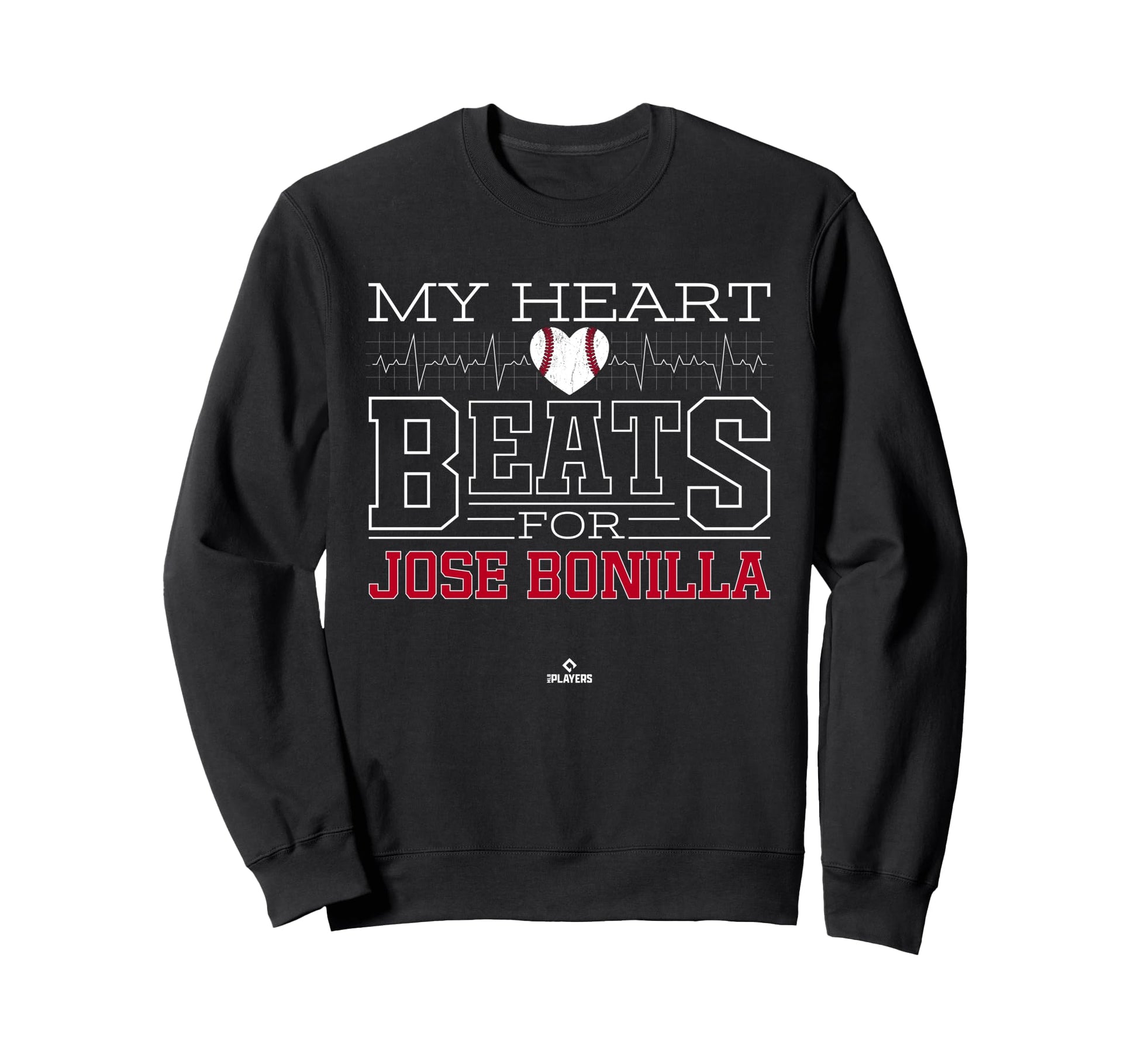 My Heart Beats Jose Bonilla Prospect Sweatshirt - Novelty Apparel Unisex - T-Shirt, Sweatshirt, Hoodie