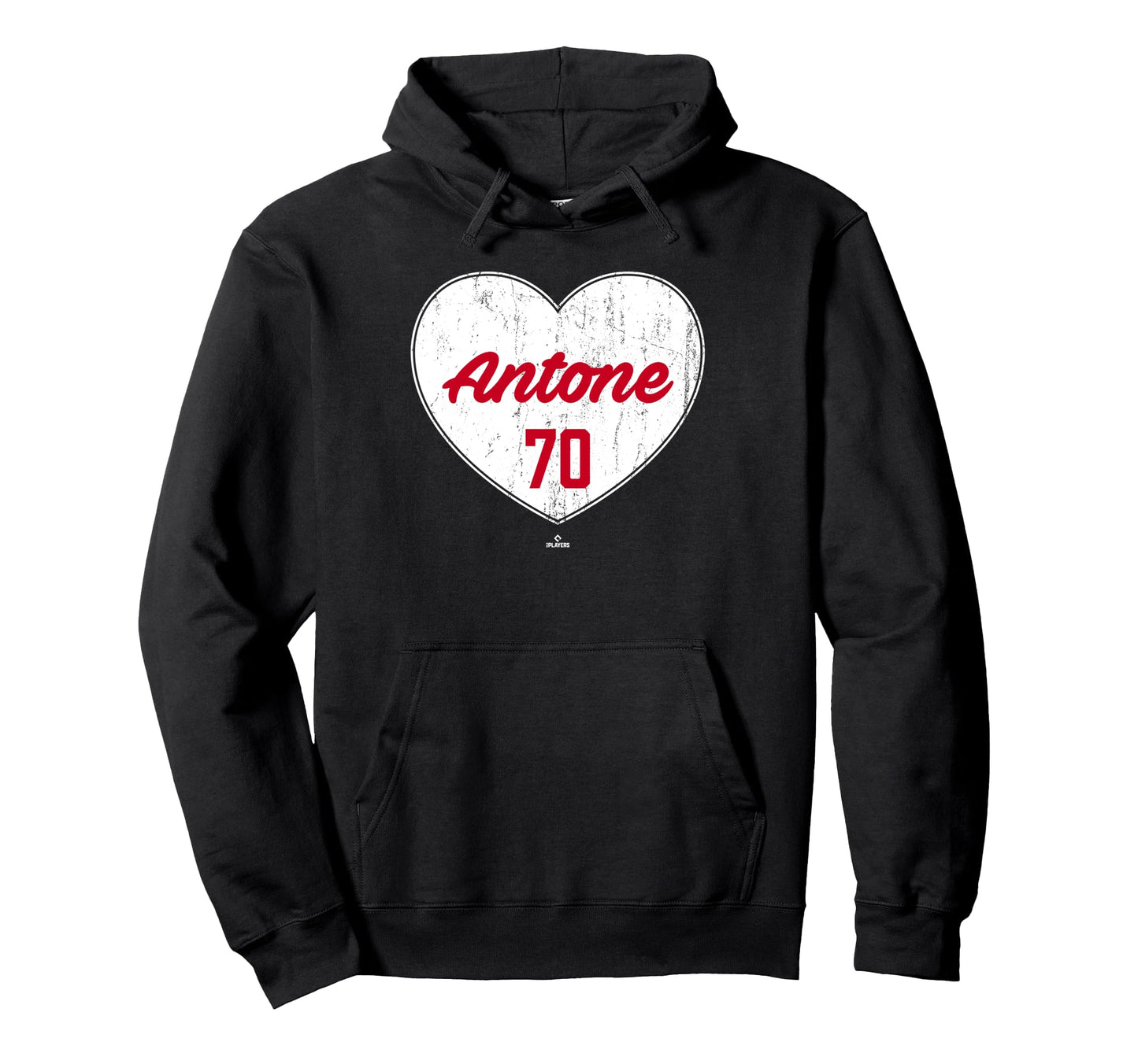 Distressed Heart Tejay Antone Hoodie - Minimalist Print Men Women - T-Shirt, Sweatshirt, Hoodie