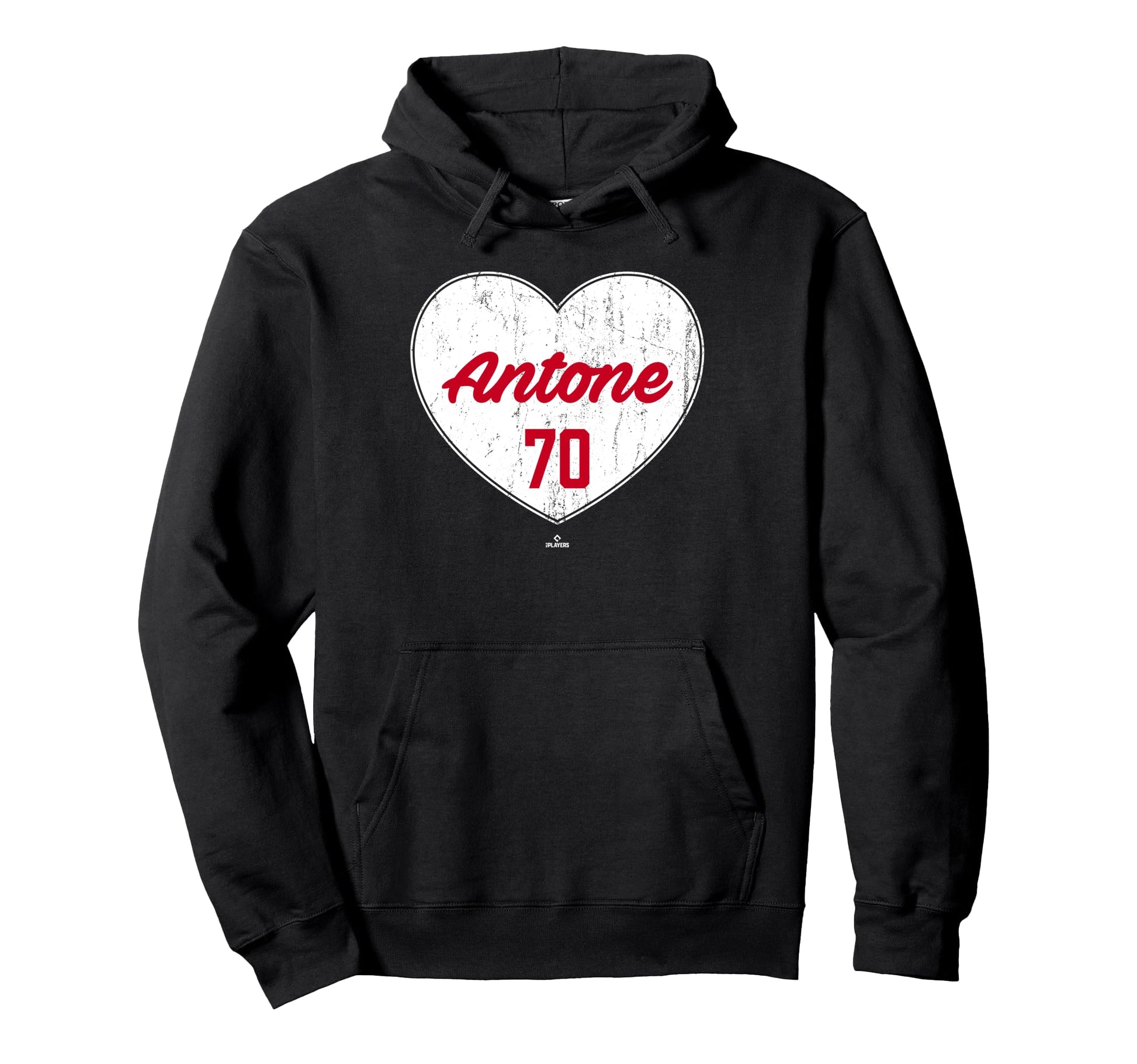 Distressed Heart Tejay Antone Hoodie - Minimalist Print Men Women - T-Shirt, Sweatshirt, Hoodie