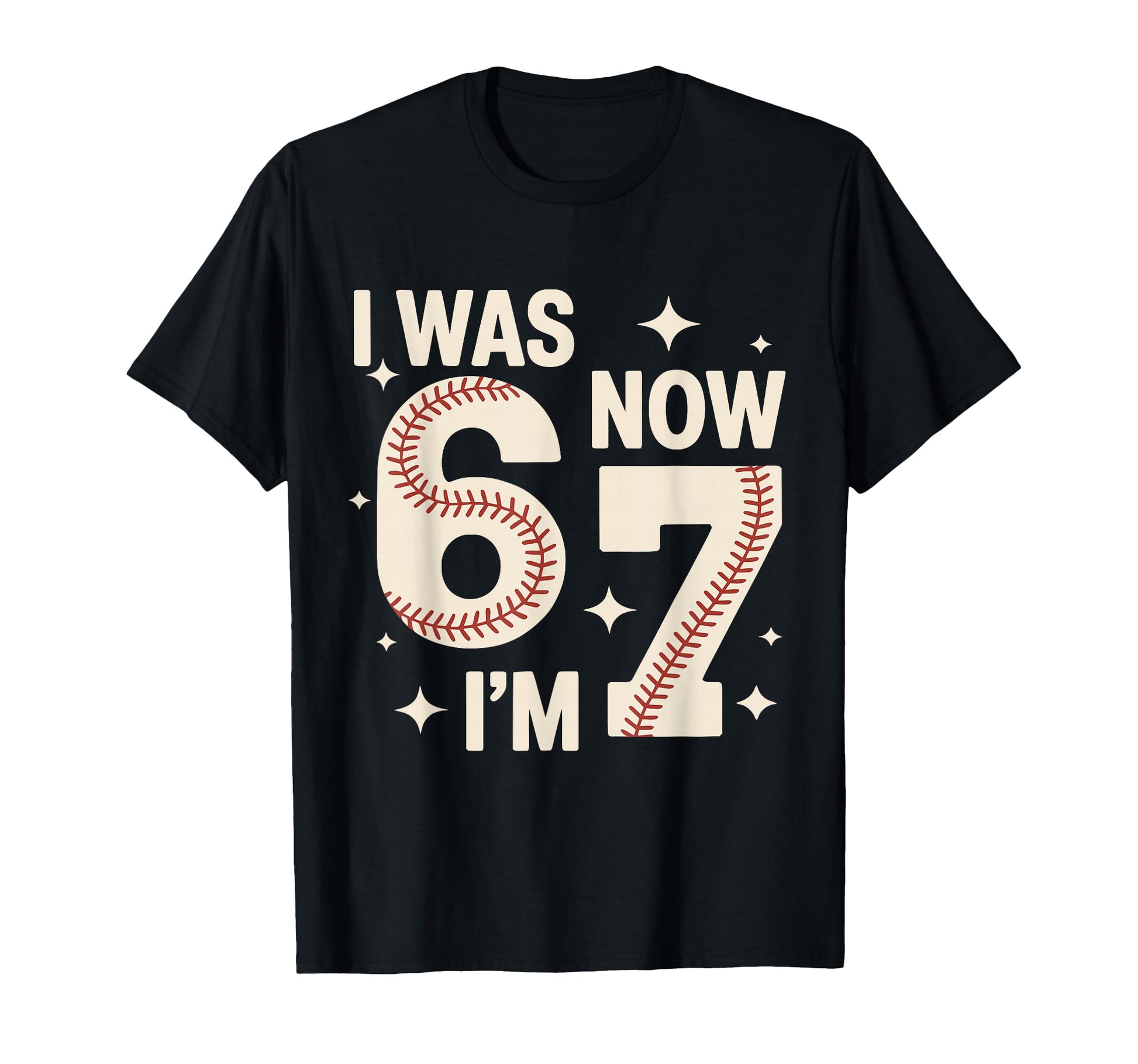 Baseball 7Th Birthday Funny 6 7 Years T-Shirt - Unique Graphic for Adults - T-Shirt, Sweatshirt, Hoodie