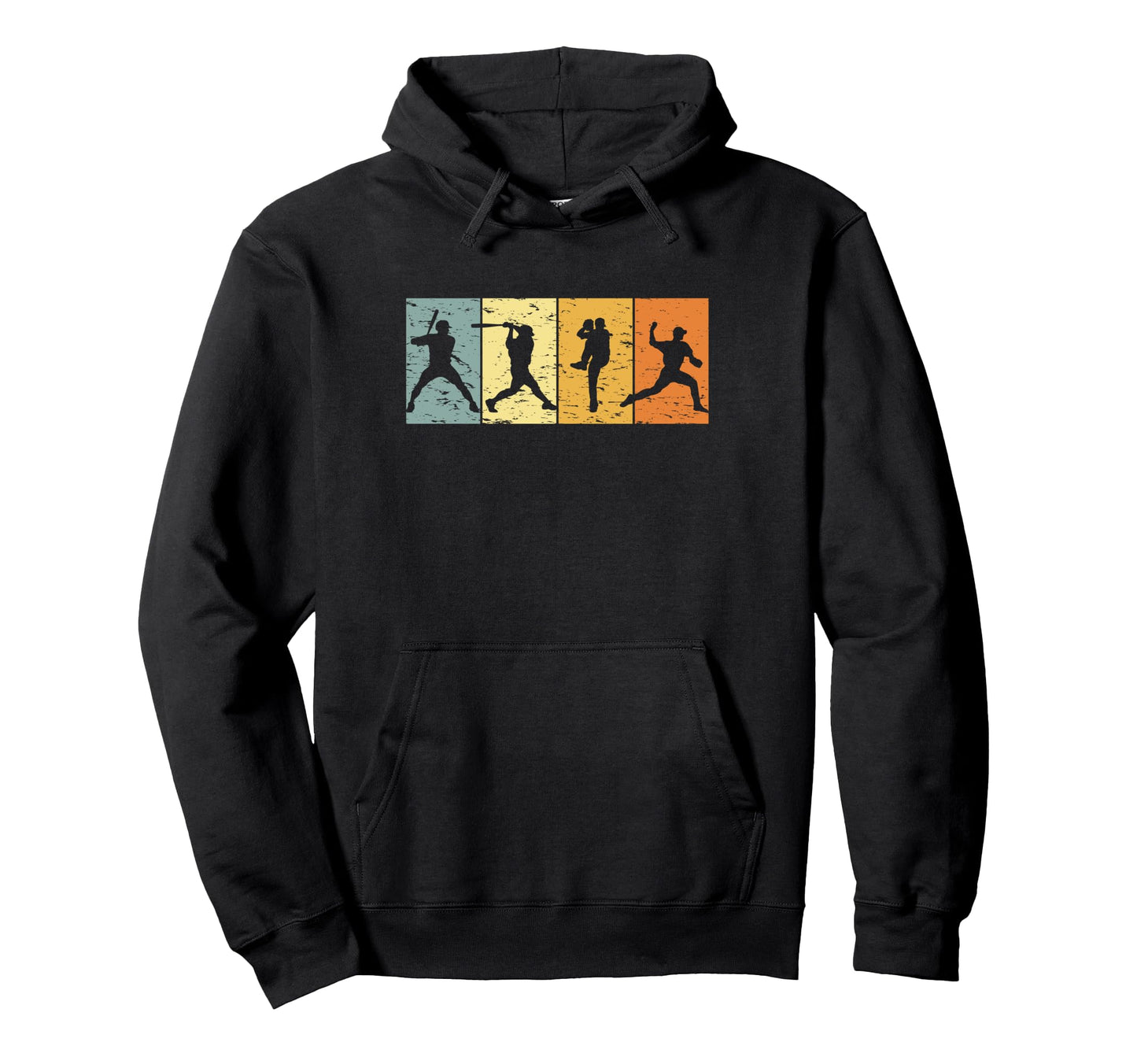 Baseball Catcher Pitcher Batter Sport Hoodie - Aesthetic Graphic Men Women - T-Shirt, Sweatshirt, Hoodie