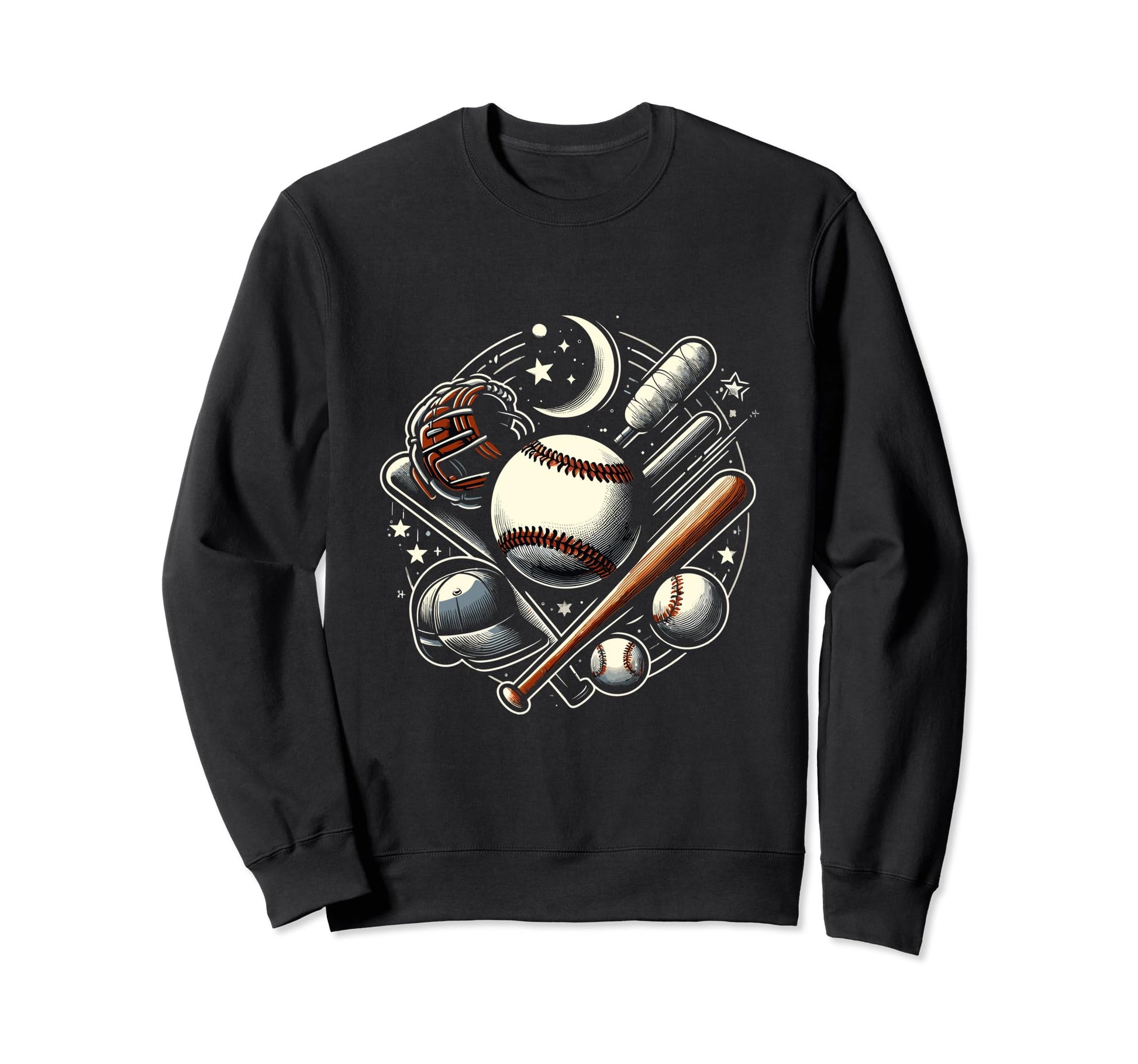 Baseball Batting Baseball Fever Hoodie - Custom Art Print Unisex - T-Shirt, Sweatshirt, Hoodie