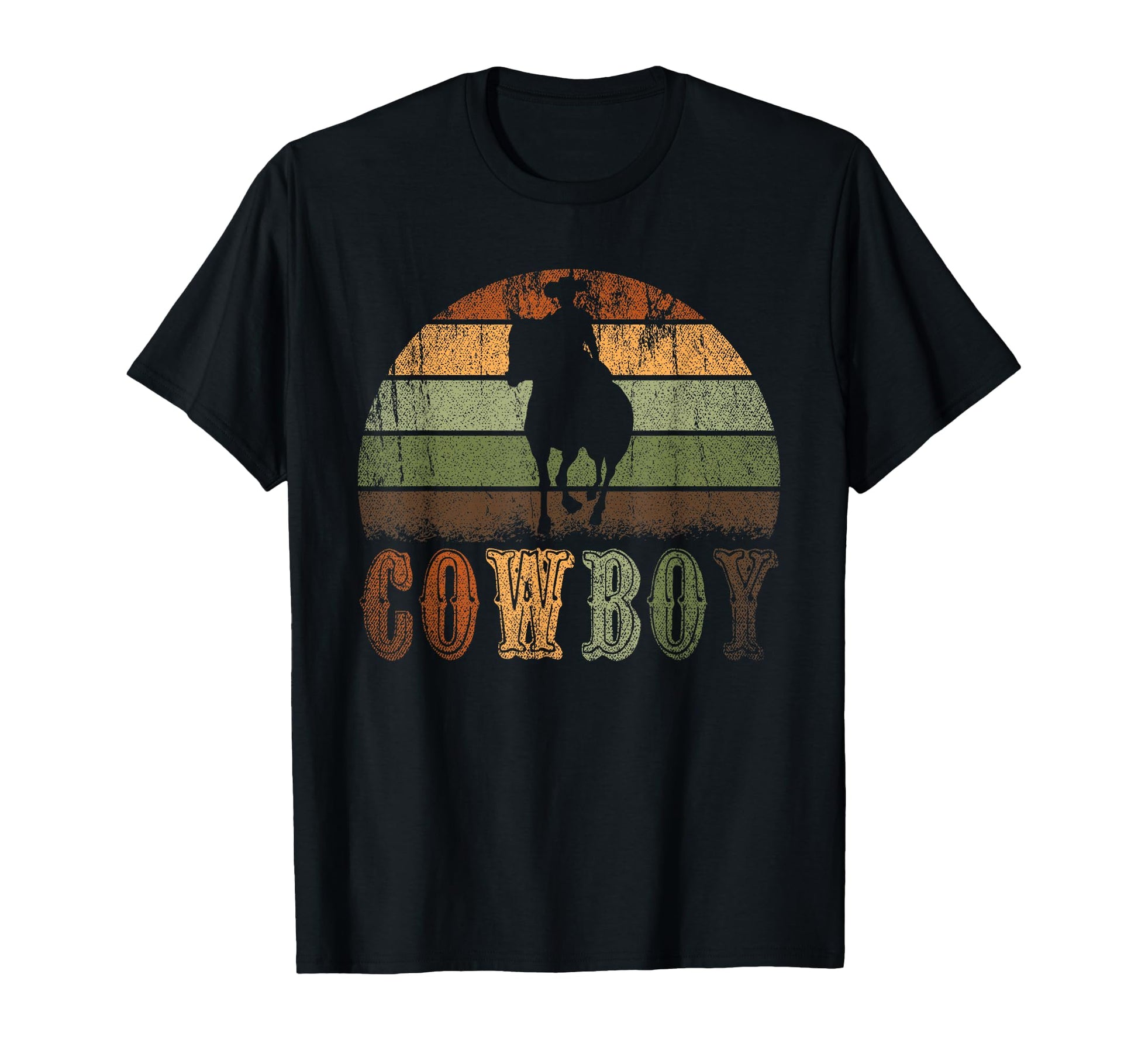 Horseback Riding Rodeo Western Line T-Shirt - Graphic Print for Adults - T-Shirt, Sweatshirt, Hoodie