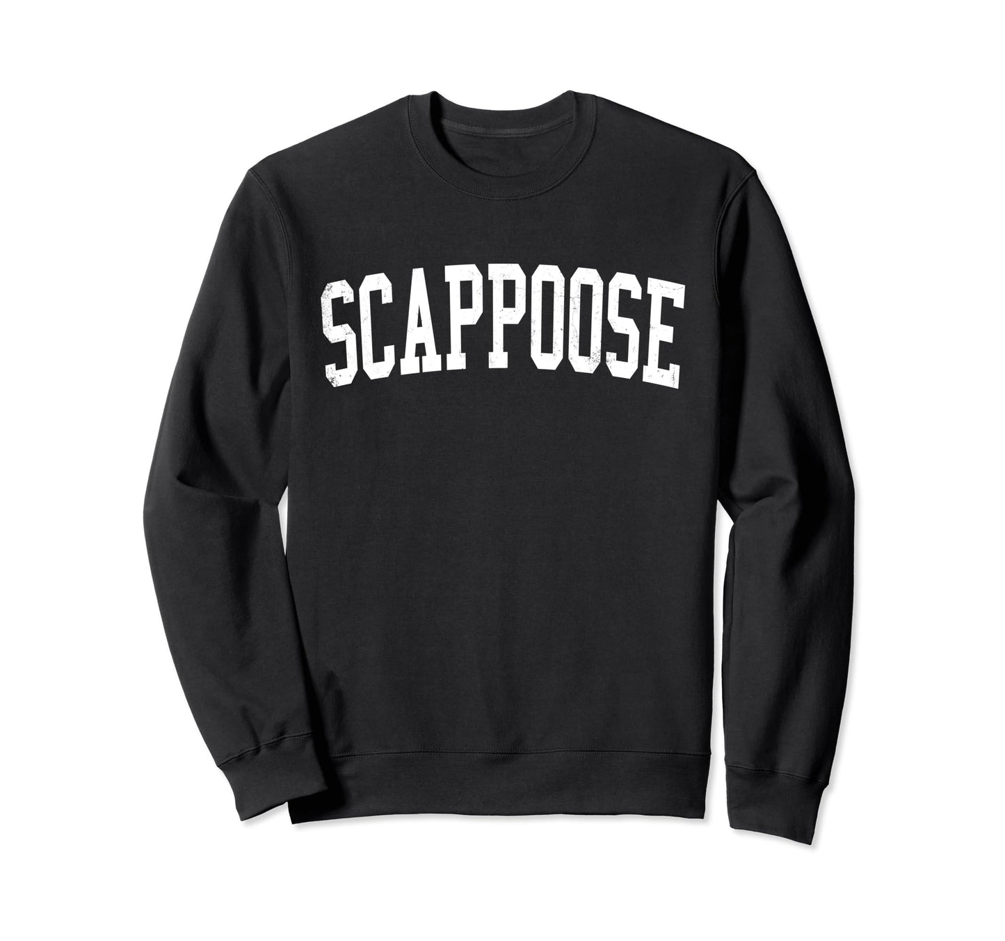 Scappoose Or Distressed White Sweatshirt - Casual Everyday Wear for Adults - T-Shirt, Sweatshirt, Hoodie