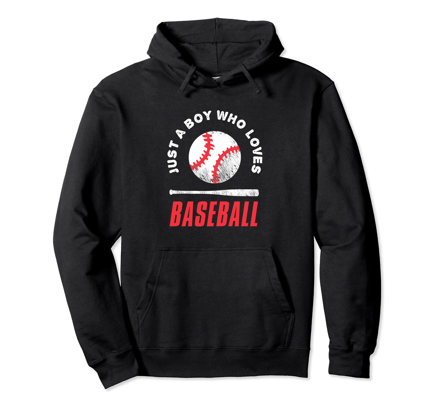 Just Who Loves Baseball Hoodie - Trendy Graphic for Adults - T-Shirt, Sweatshirt, Hoodie