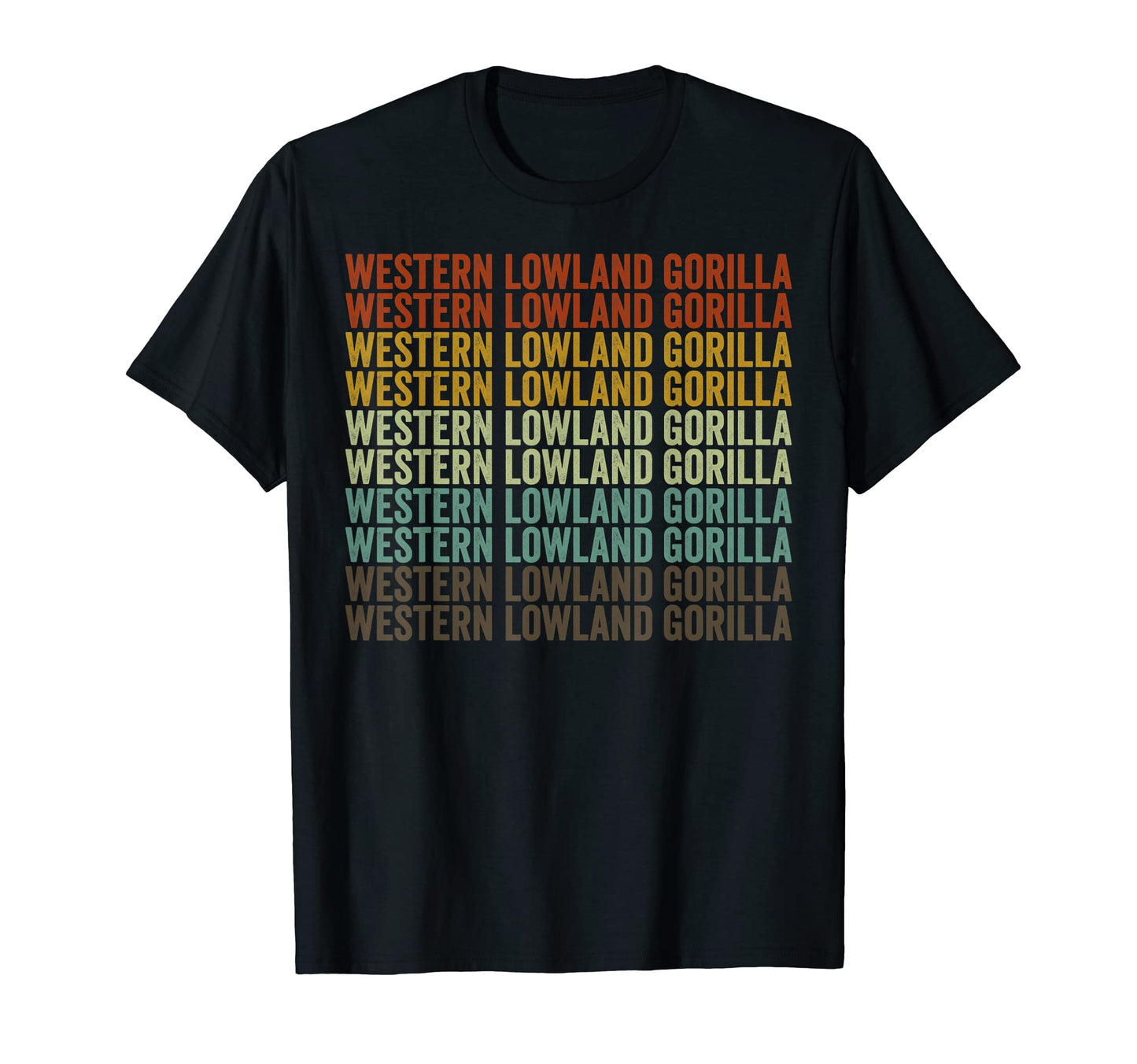 Western Lowland Gorilla T-Shirt - Fun Novelty Design Unisex - T-Shirt, Sweatshirt, Hoodie