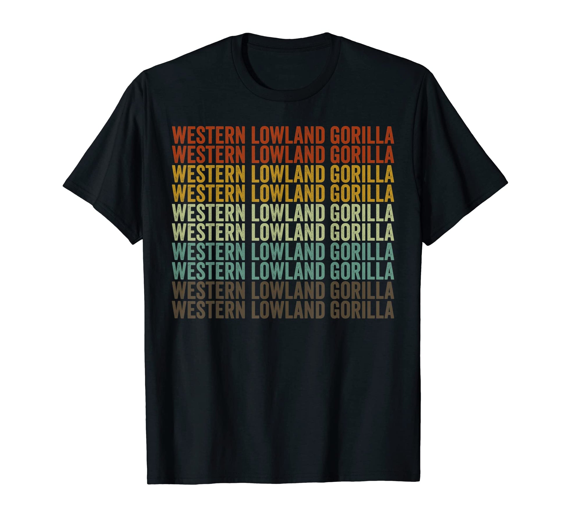 Western Lowland Gorilla T-Shirt - Fun Novelty Design Unisex - T-Shirt, Sweatshirt, Hoodie