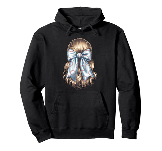 Baseball Coquette Bow Baseball Player Hoodie - Trendy Graphic Unisex - T-Shirt, Sweatshirt, Hoodie