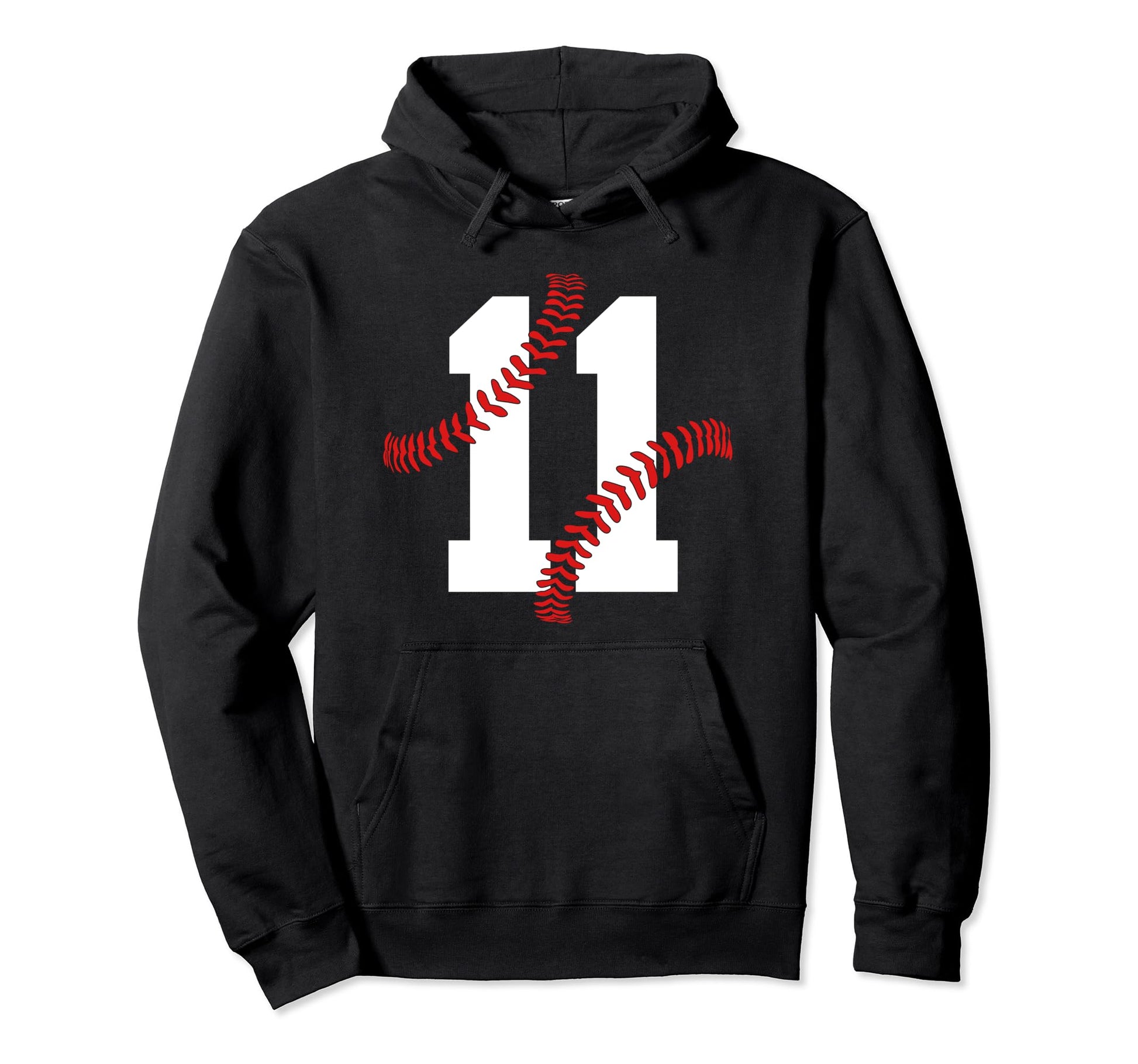 11 Years Baseball 11Th Birthday Hoodie - Novelty Apparel for Adults - T-Shirt, Sweatshirt, Hoodie