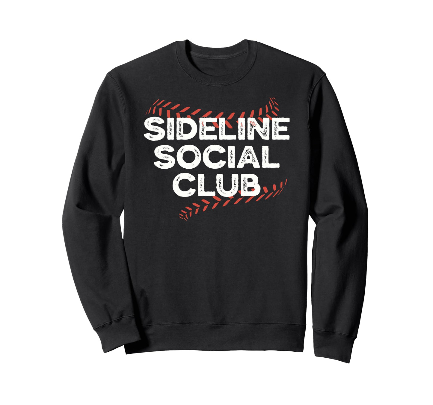 Sideline Social Club Distressed Sweatshirt - Unique Graphic for Adults - T-Shirt, Sweatshirt, Hoodie