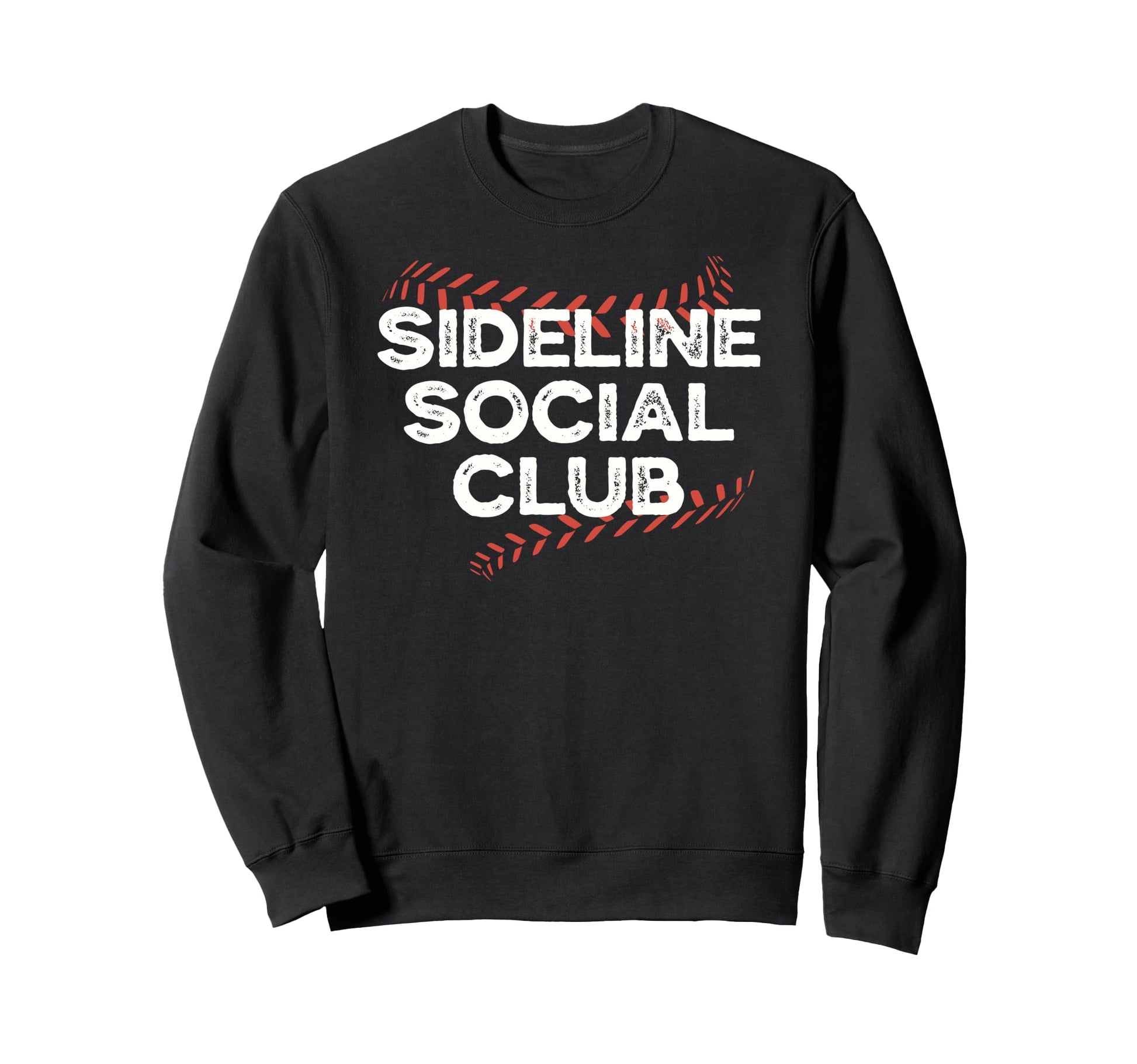 Sideline Social Club Distressed Sweatshirt - Unique Graphic for Adults - T-Shirt, Sweatshirt, Hoodie